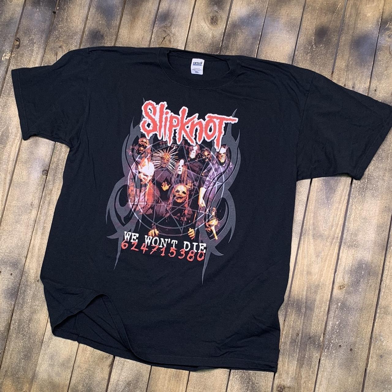 2xl Vintage 2004 Slipknot Tour T Shirt Never Depop 1051