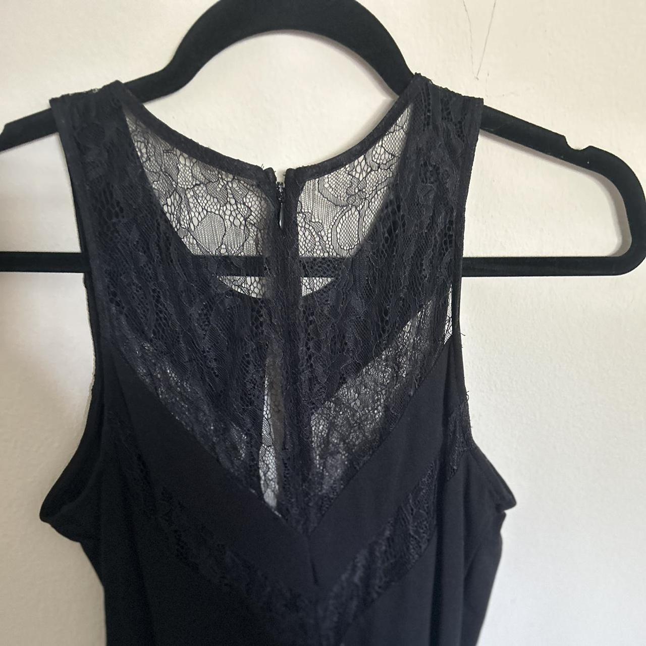 Express Women's Black Bodysuit | Depop