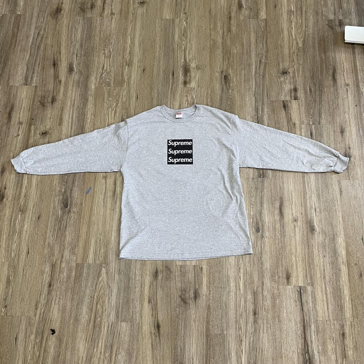 Supreme Women's Grey Shirt | Depop