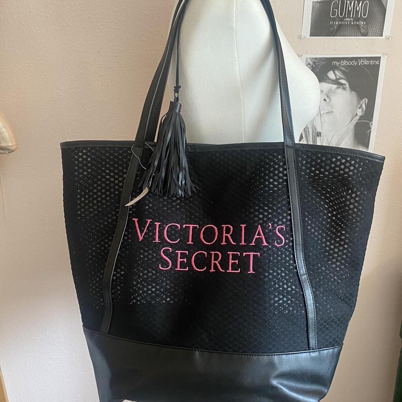 victoria’s secret tote with tag. has pink logo... - Depop