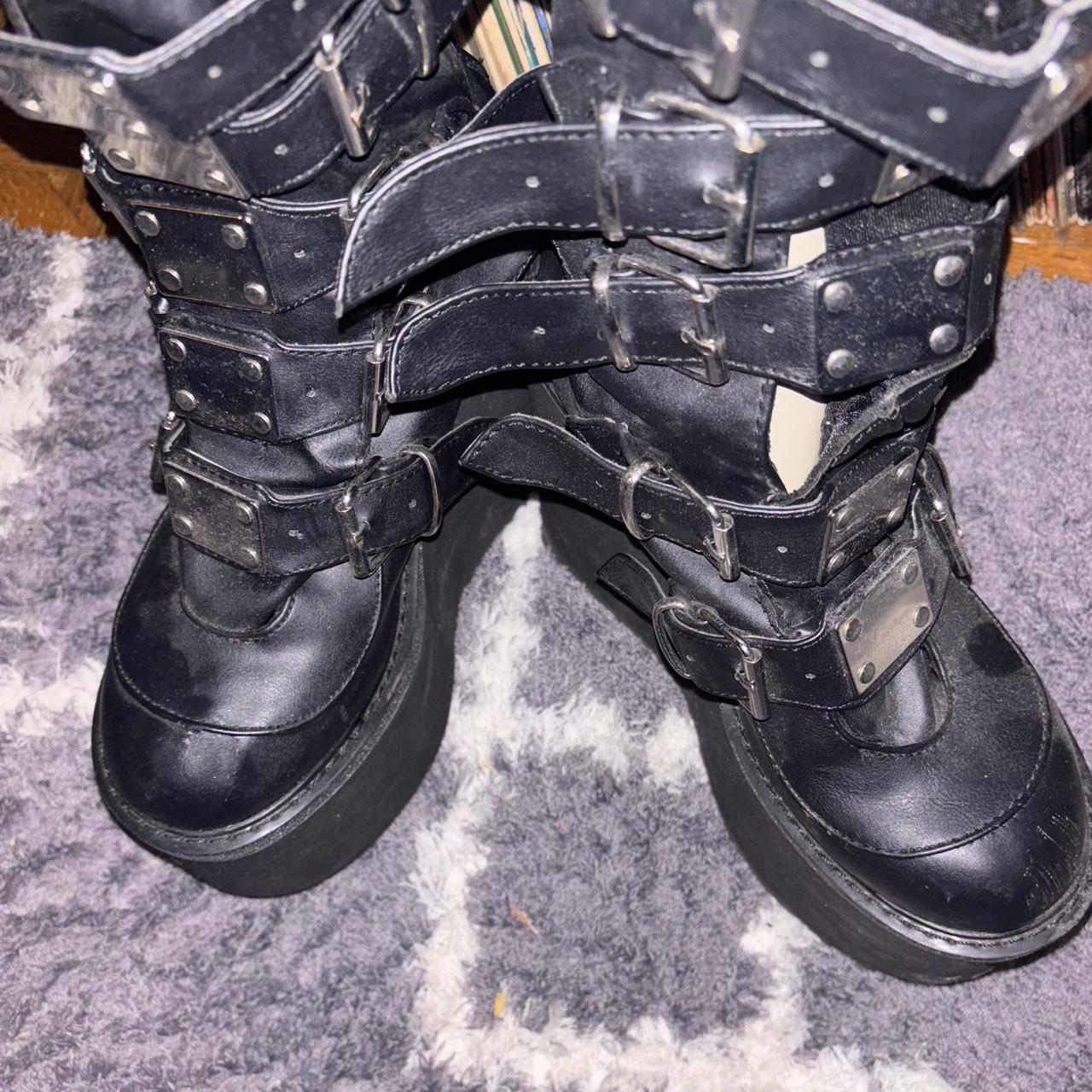 Demonia Women's Knee high Boots - Black - US 10 –… - image 5