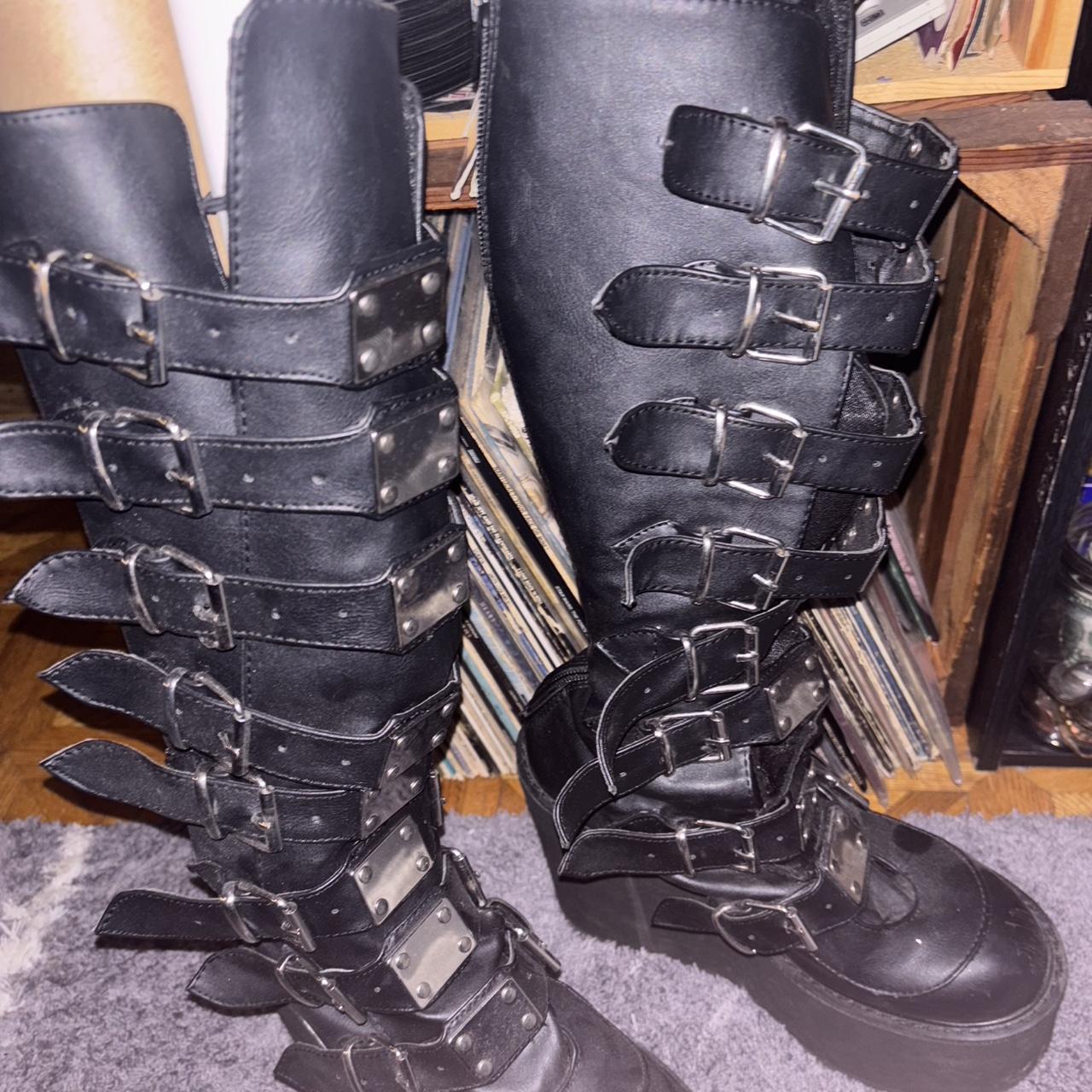 Demonia Women's Knee high Boots - Black - US 10 –… - image 1