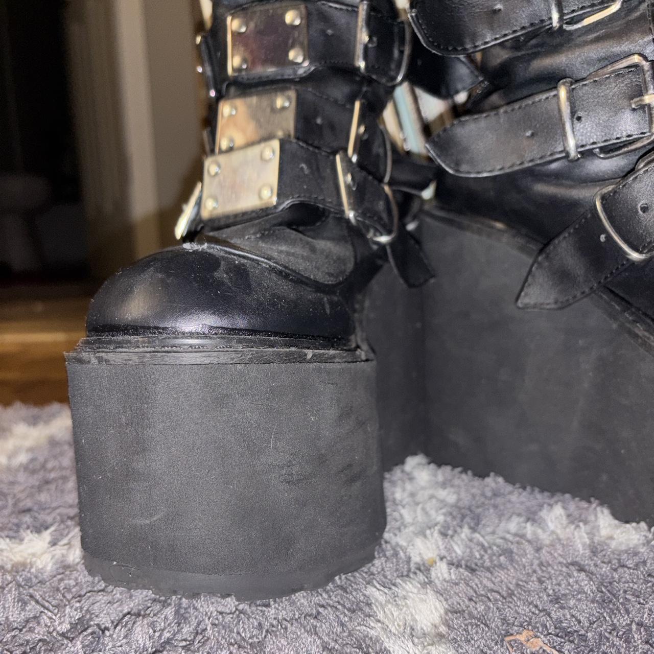 Demonia Women's Knee high Boots - Black - US 10 –… - image 6