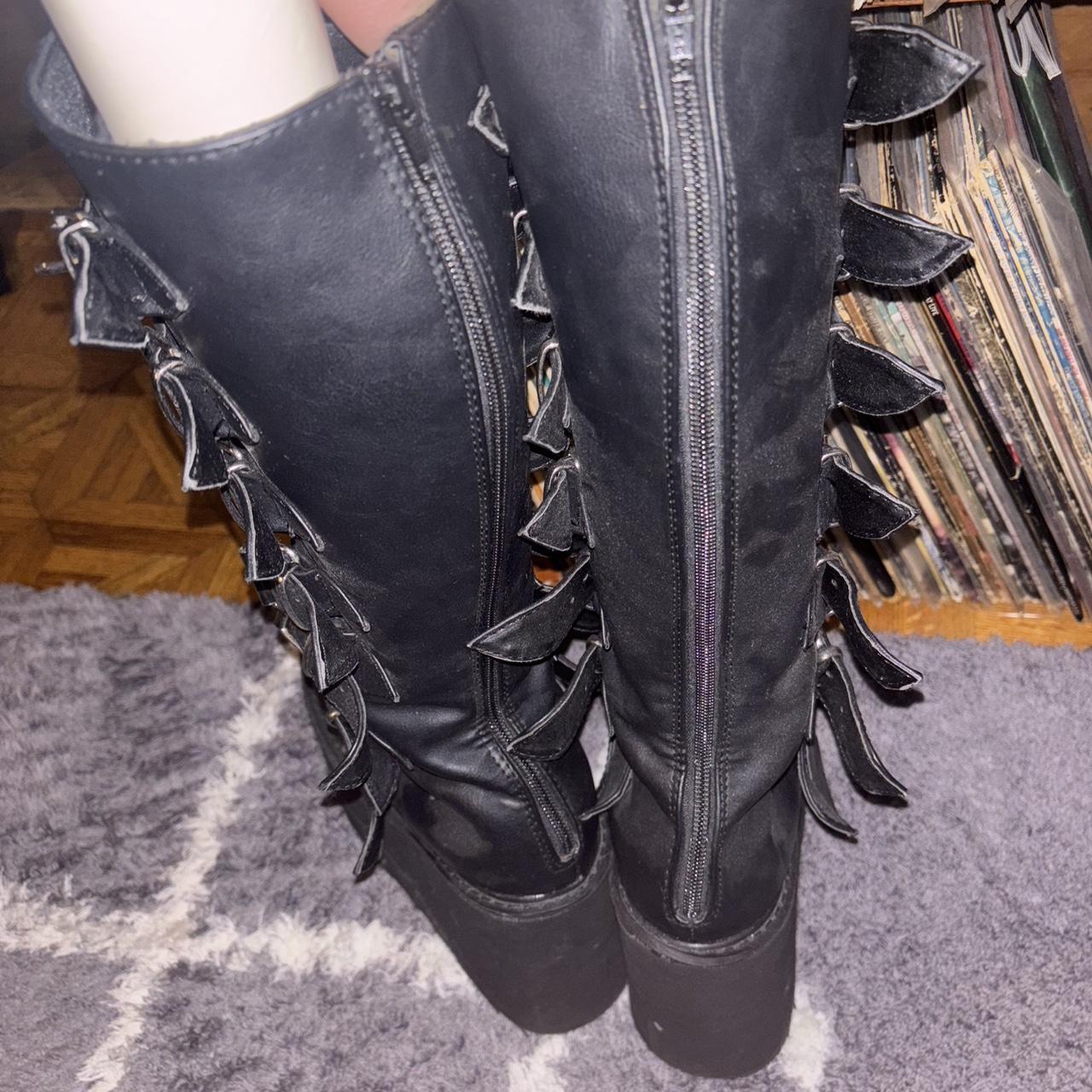 Demonia Women's Knee high Boots - Black - US 10 –… - image 4