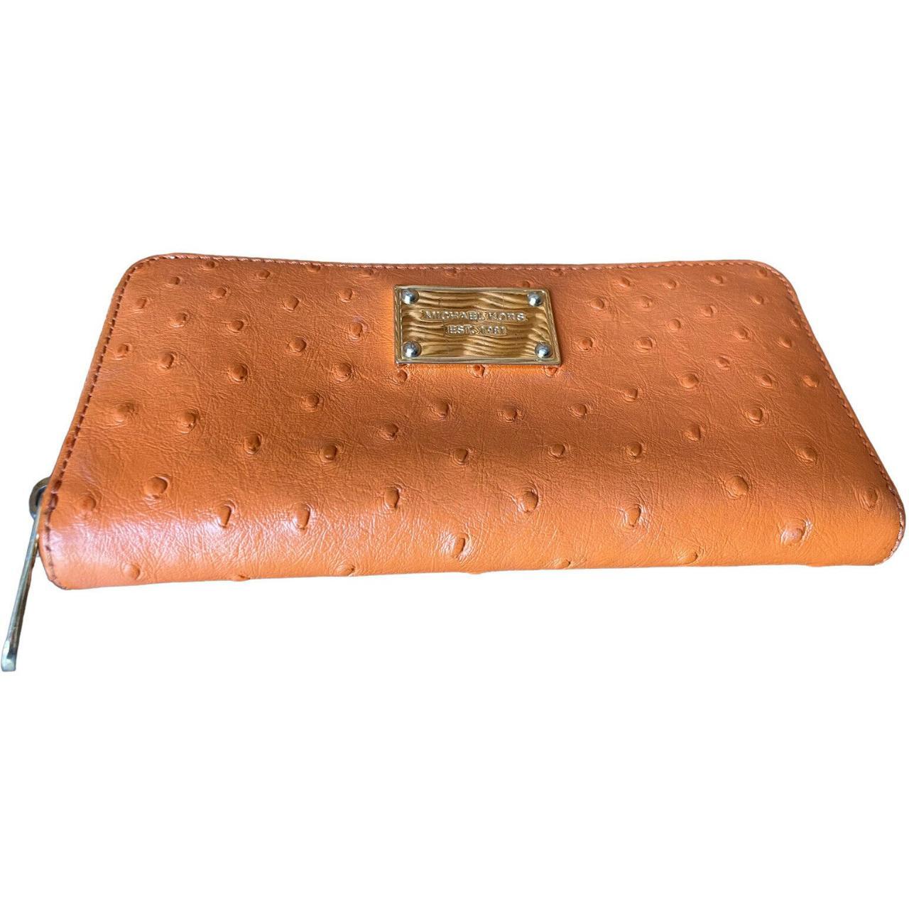 Michael Kors Women's Orange Wallet-purses | Depop