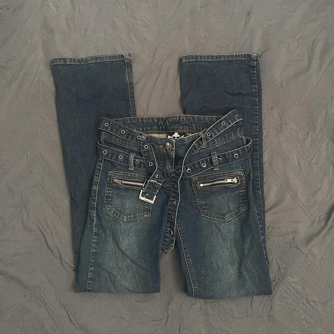 lip service belted jeans looking for a size trade... Depop