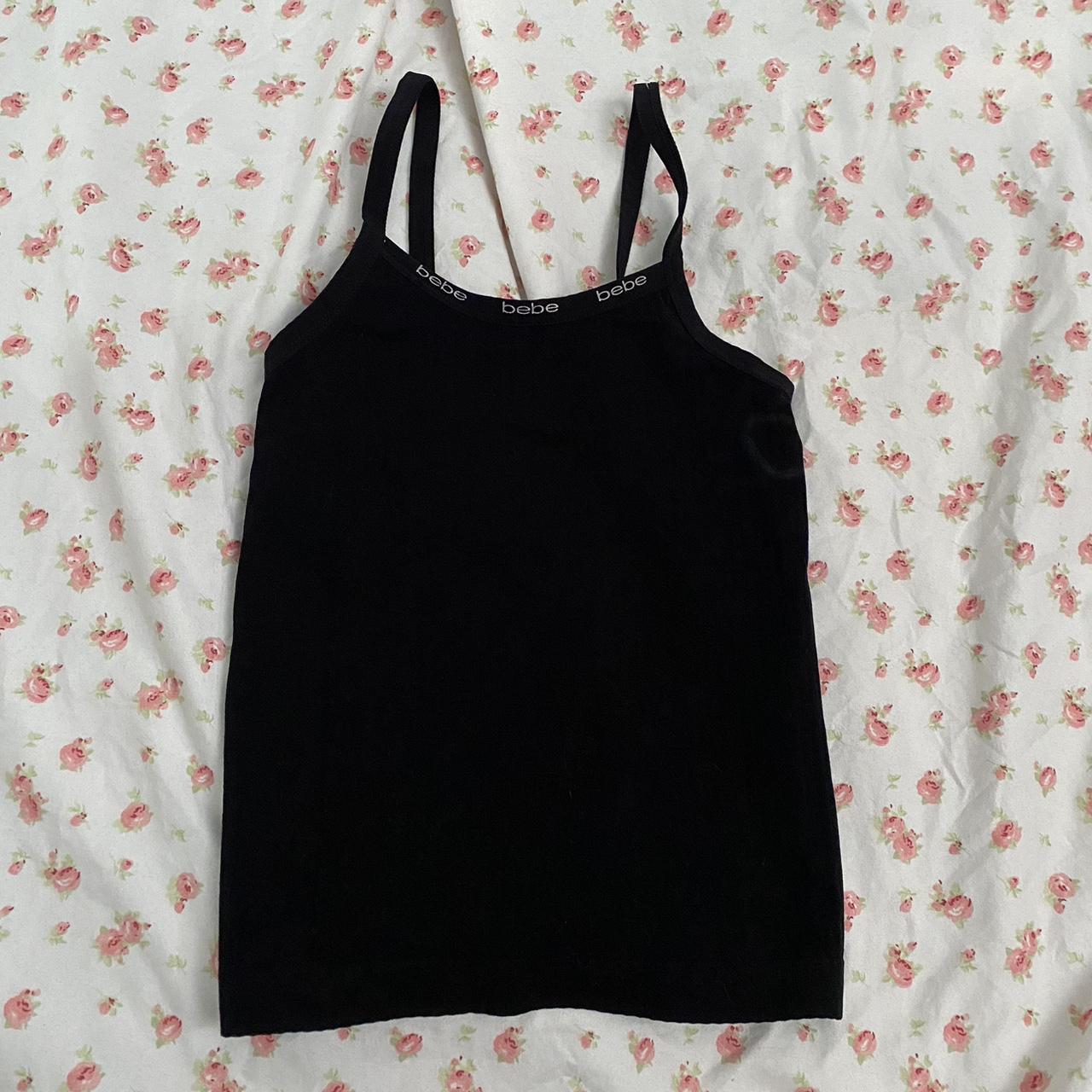 bebe tank top girls size large fits like an... - Depop