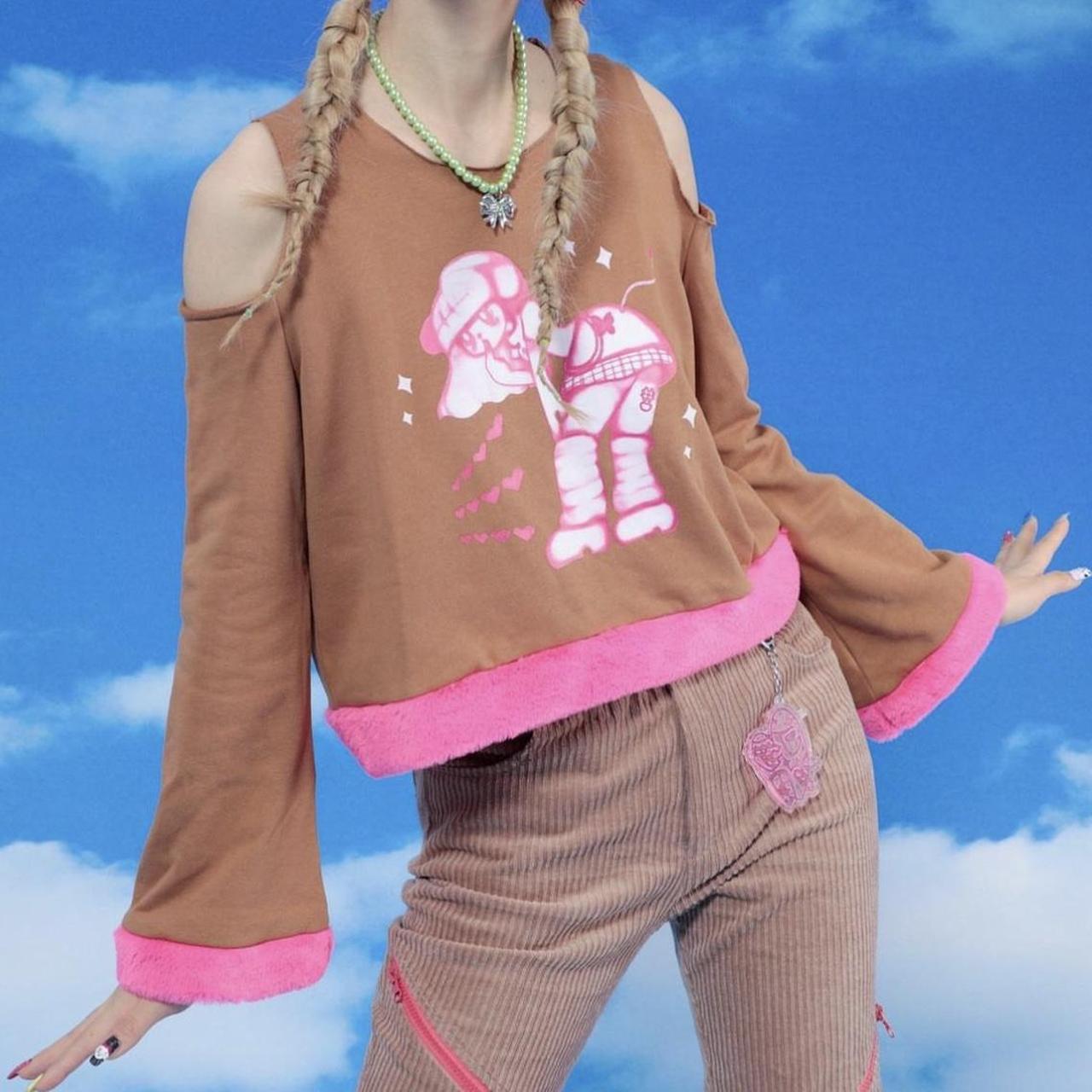 Harajuku top from the brand Hashtag DD !! In great... Depop