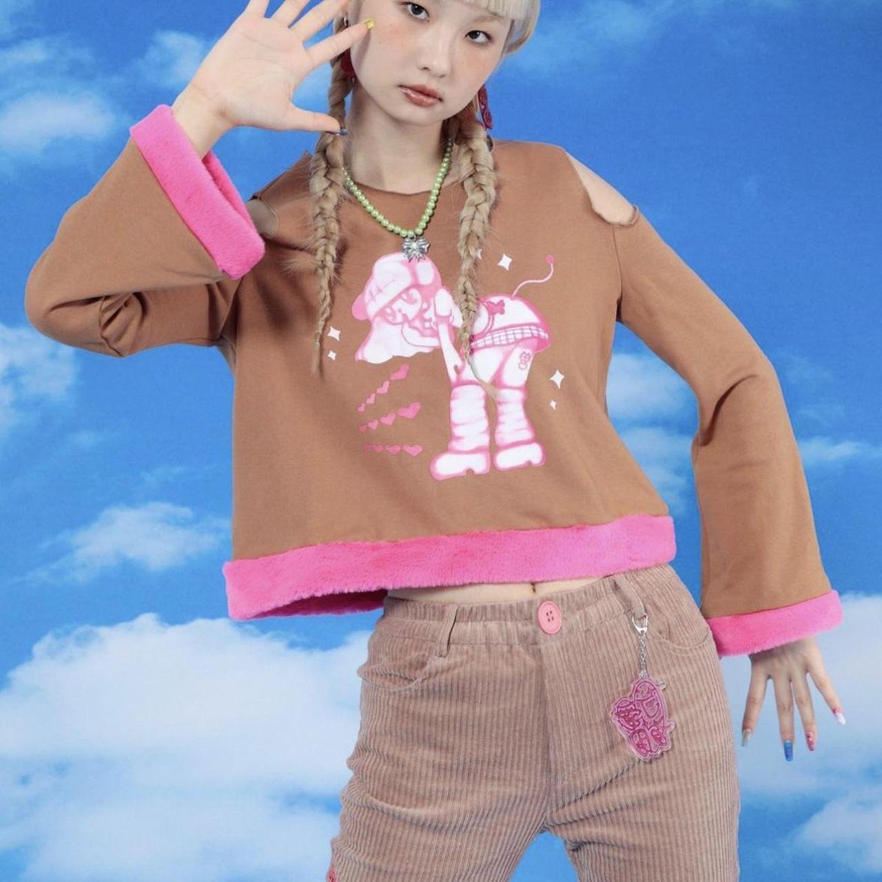 Harajuku top from the brand Hashtag DD !! In great... Depop