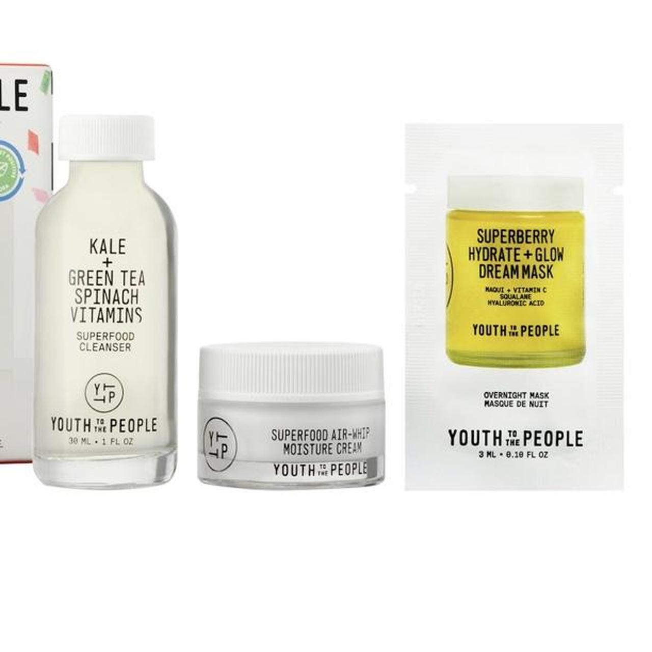 Youth to the people mini set! comes with cleanser,... - Depop
