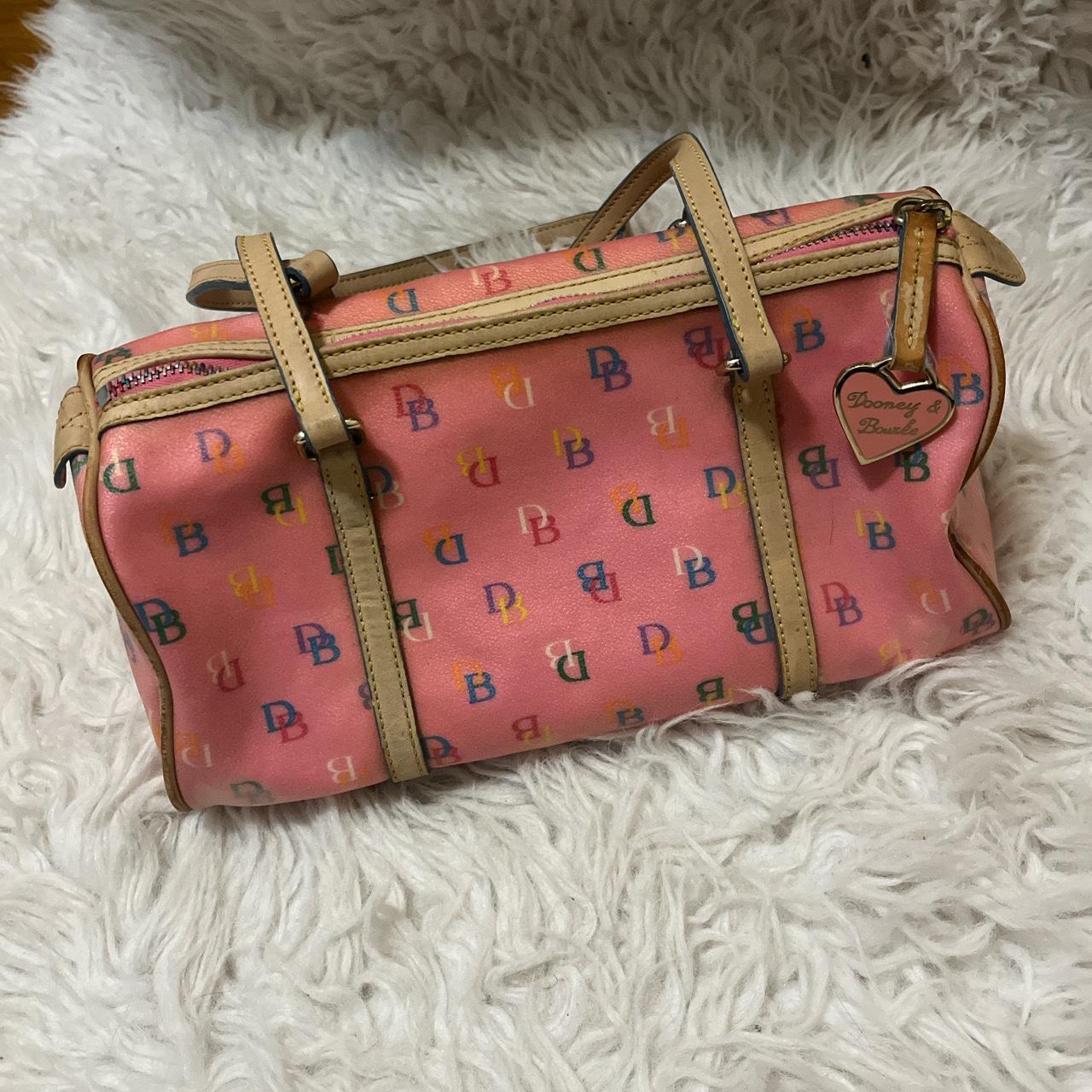Pink Monogram Dooney And Bourke Pink Purse Dooney Bourke Pink
