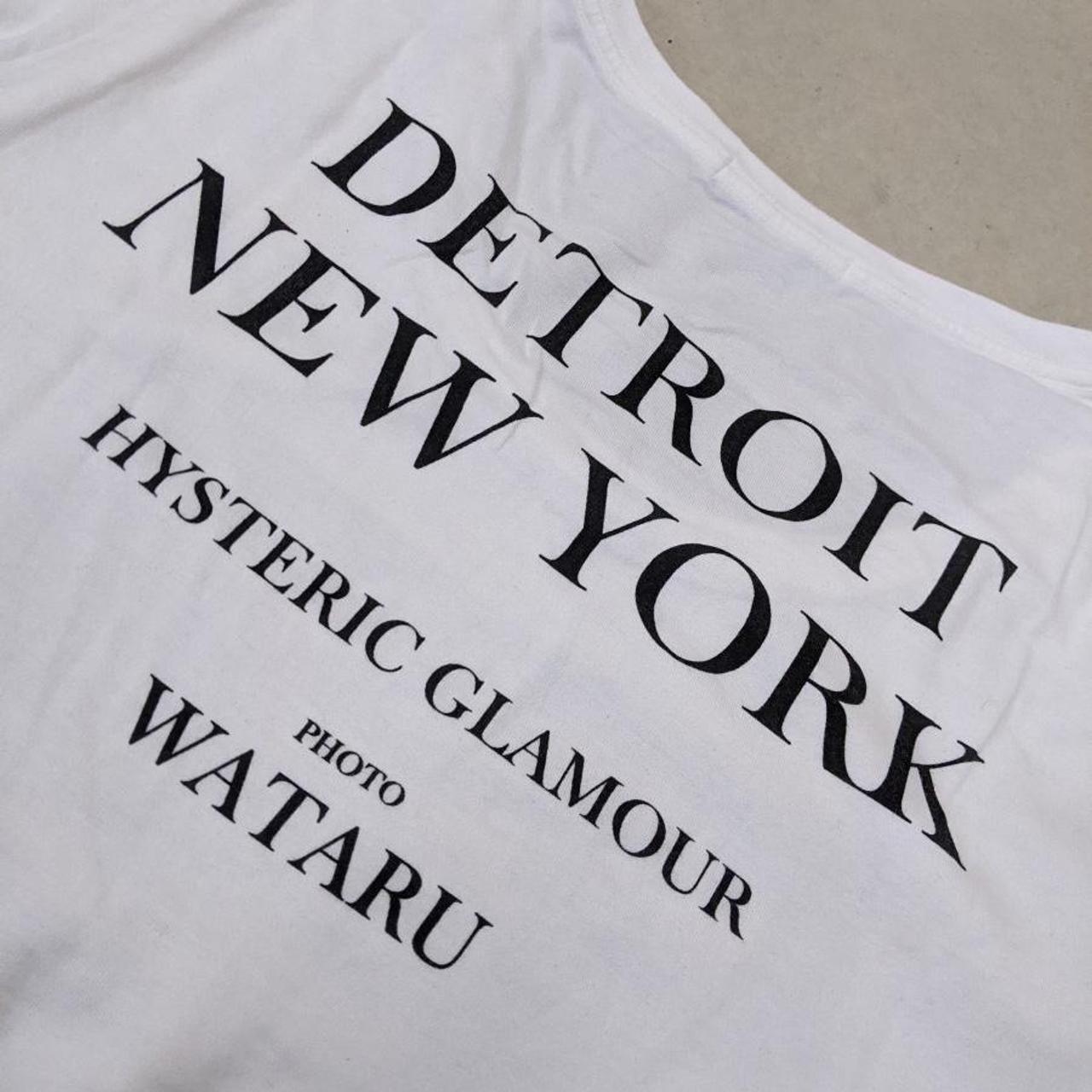 Hysteric Glamour detroit/new york photo tee one | Depop