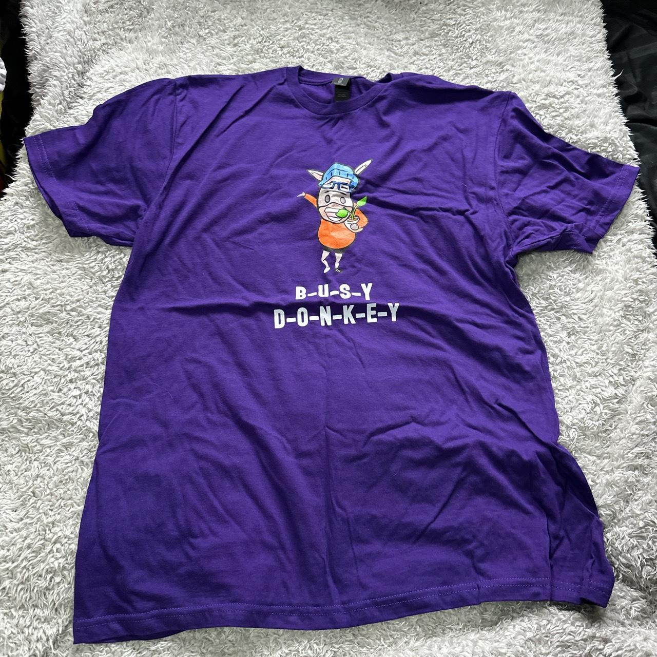 Busy Donkey Graphic T shirt. Never worn animal... Depop