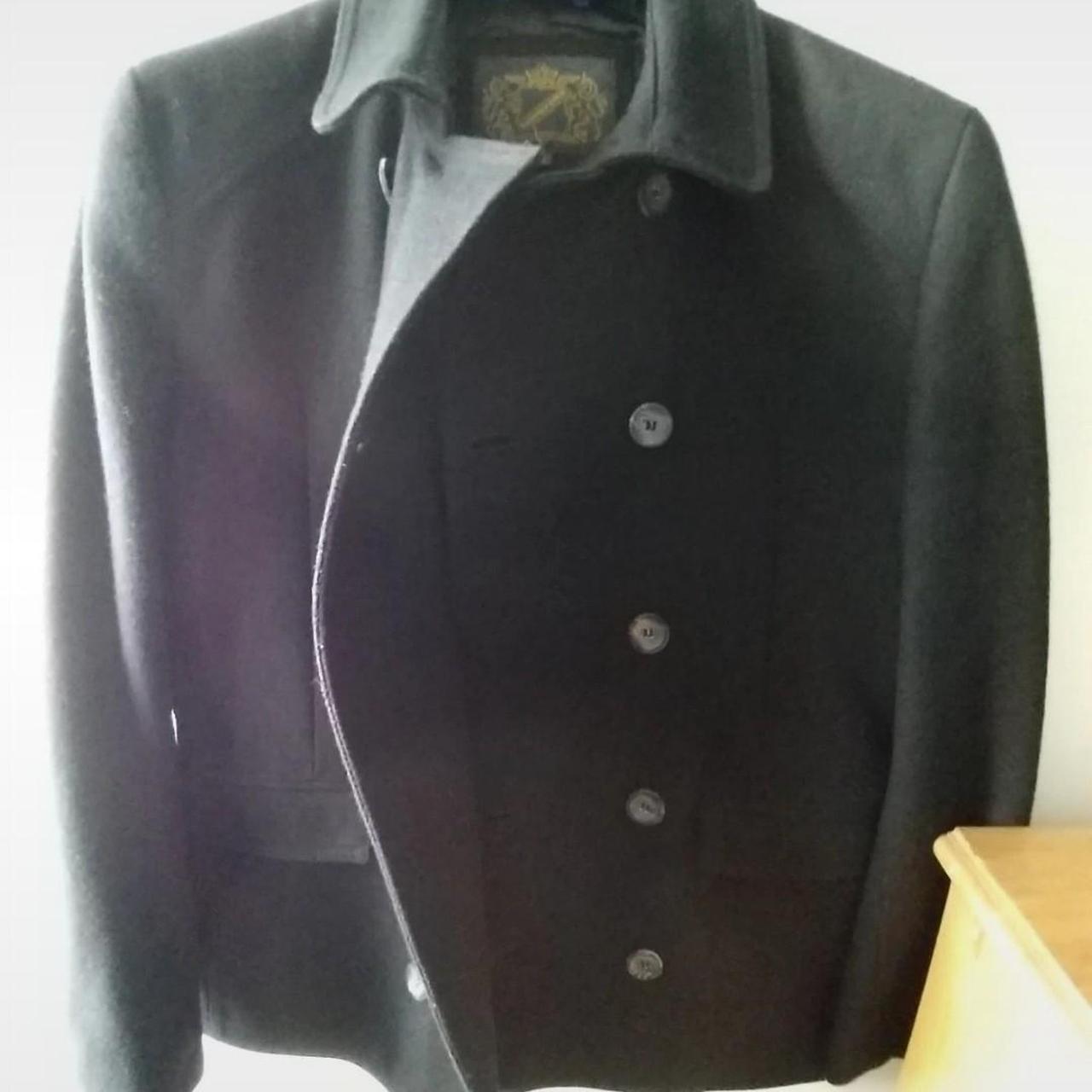 Lambretta Men's Black Coat | Depop