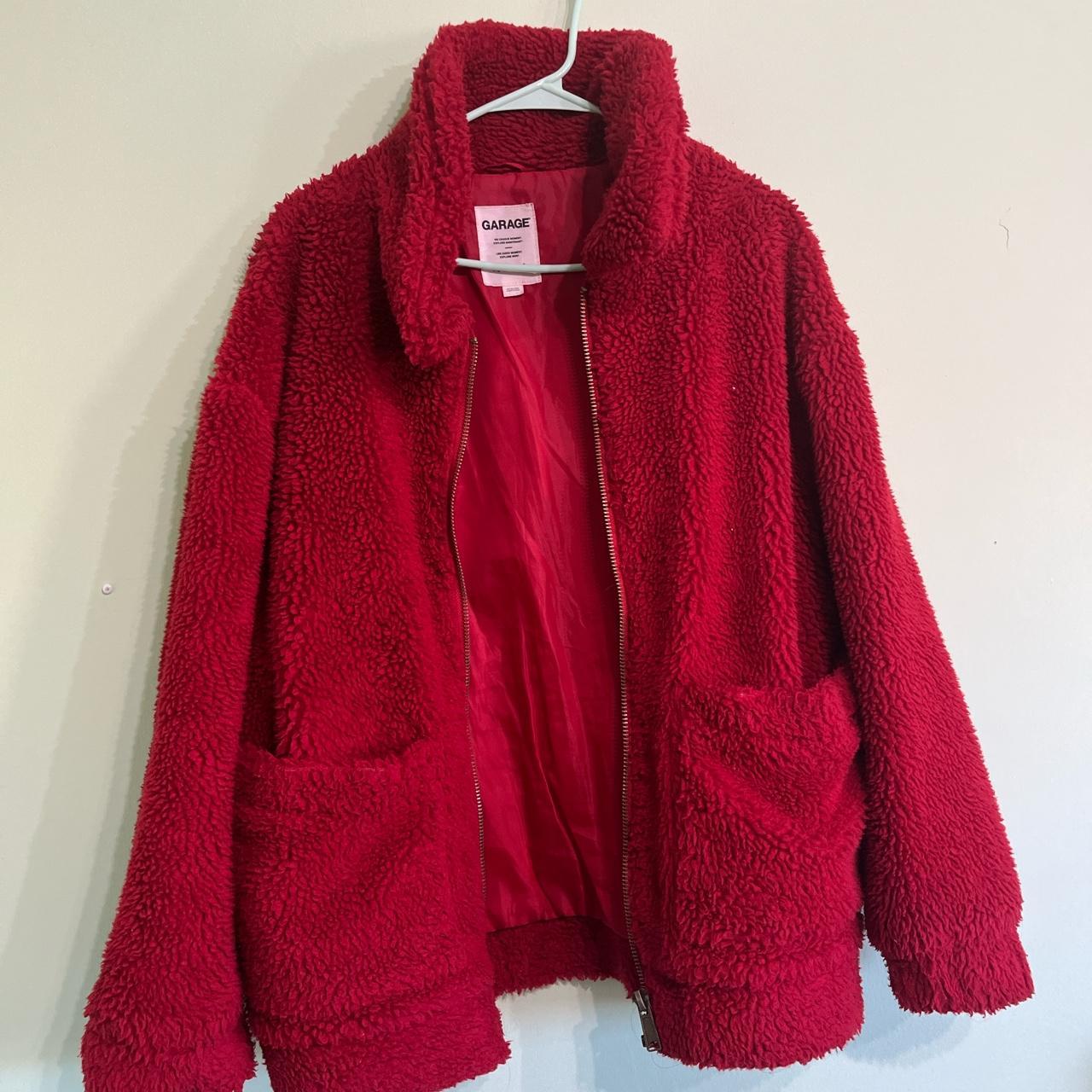 Garage fluffy clearance jacket