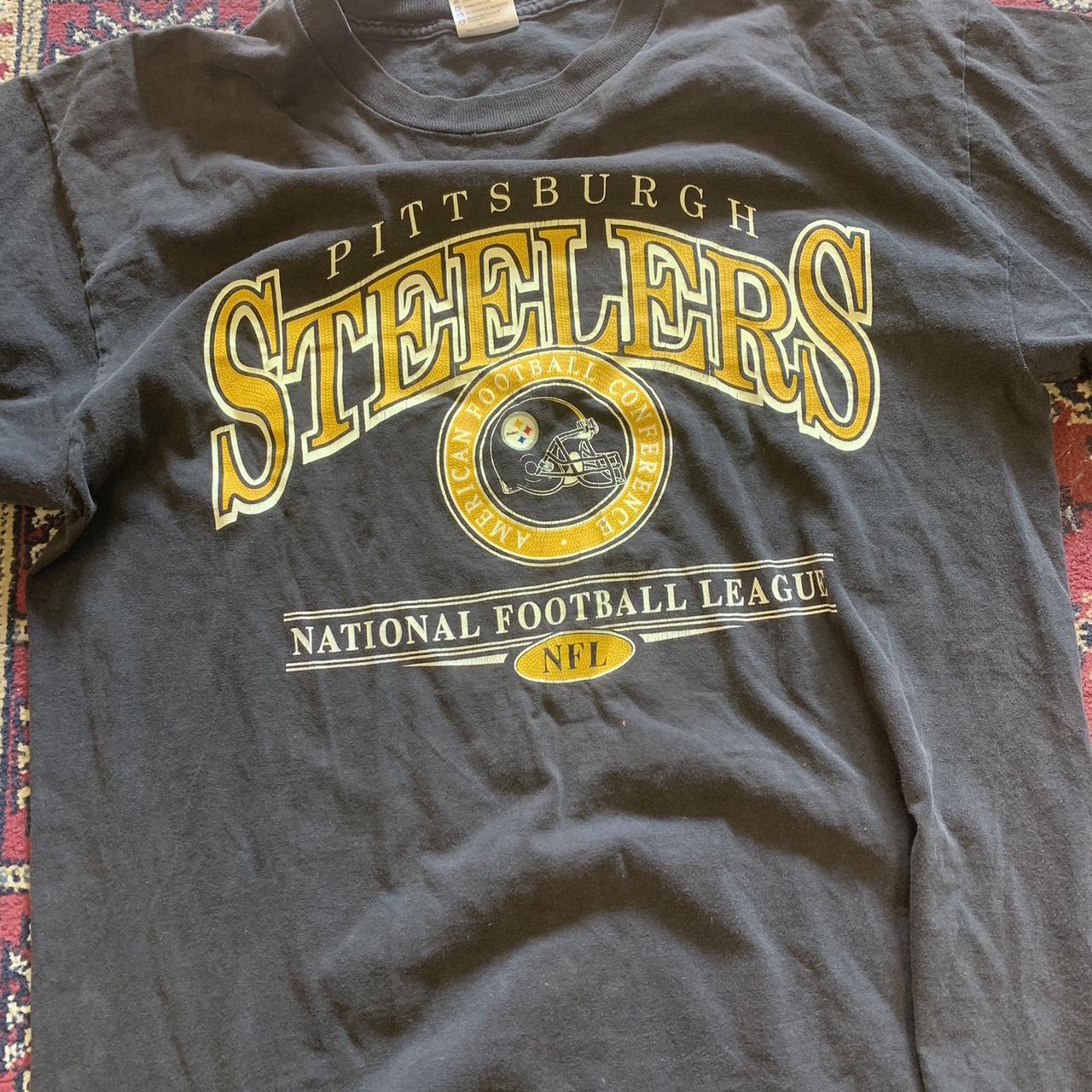 Vintage Mens Pittsburgh Steelers NFL Football Shirt - Depop