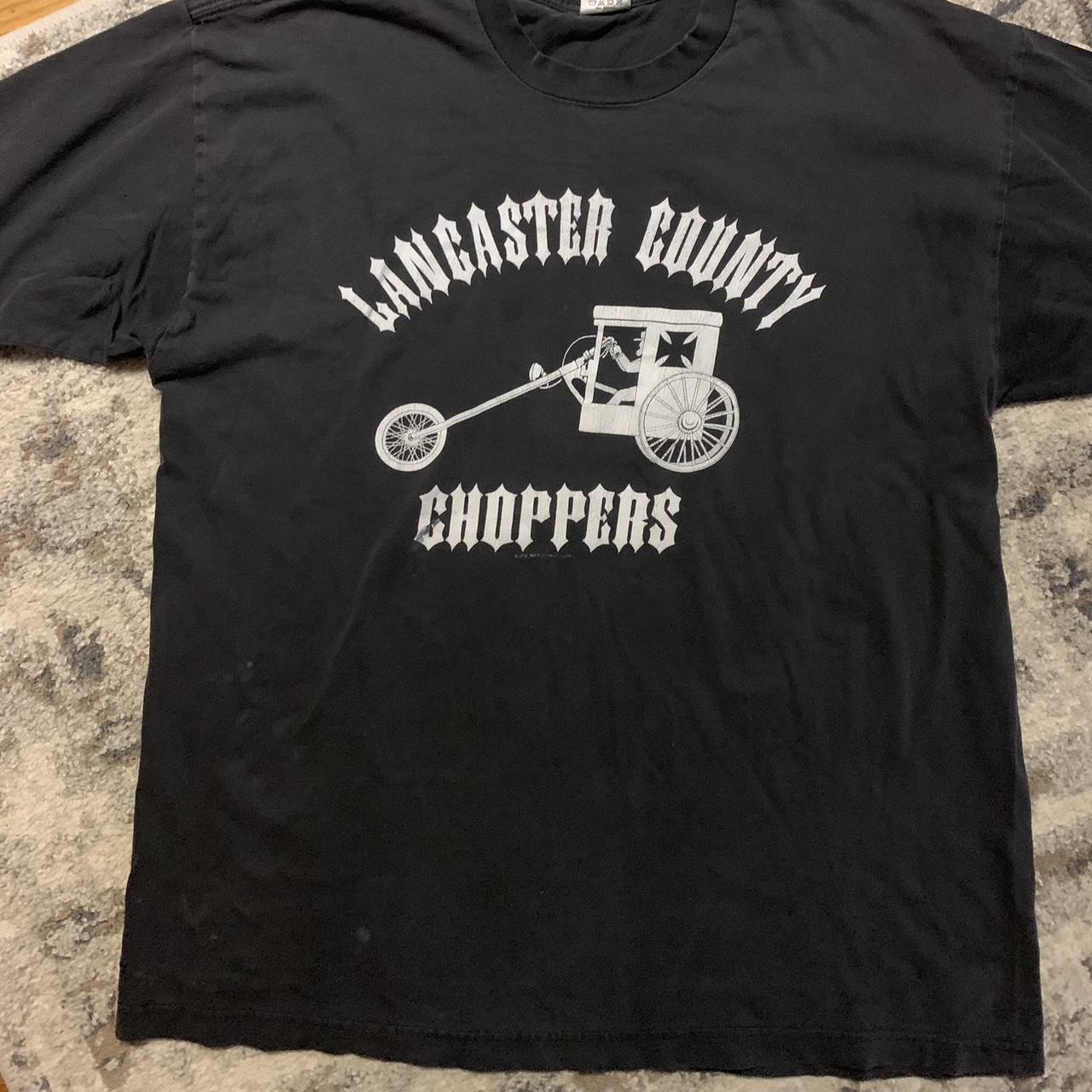 RARE AF Lancaster County Choppers tshirt Amish Buggy... Depop