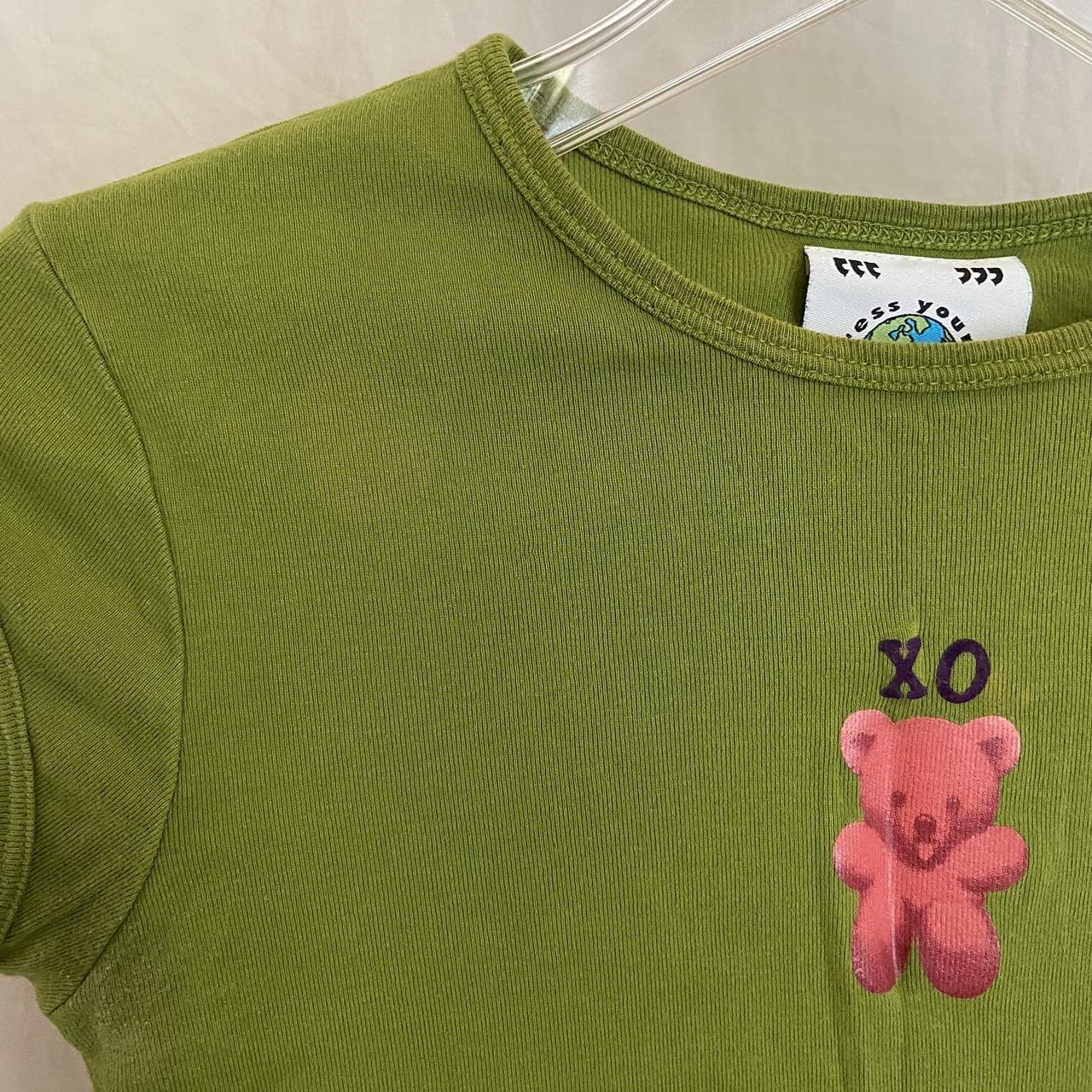 UNIF Women's Green Croptop Depop