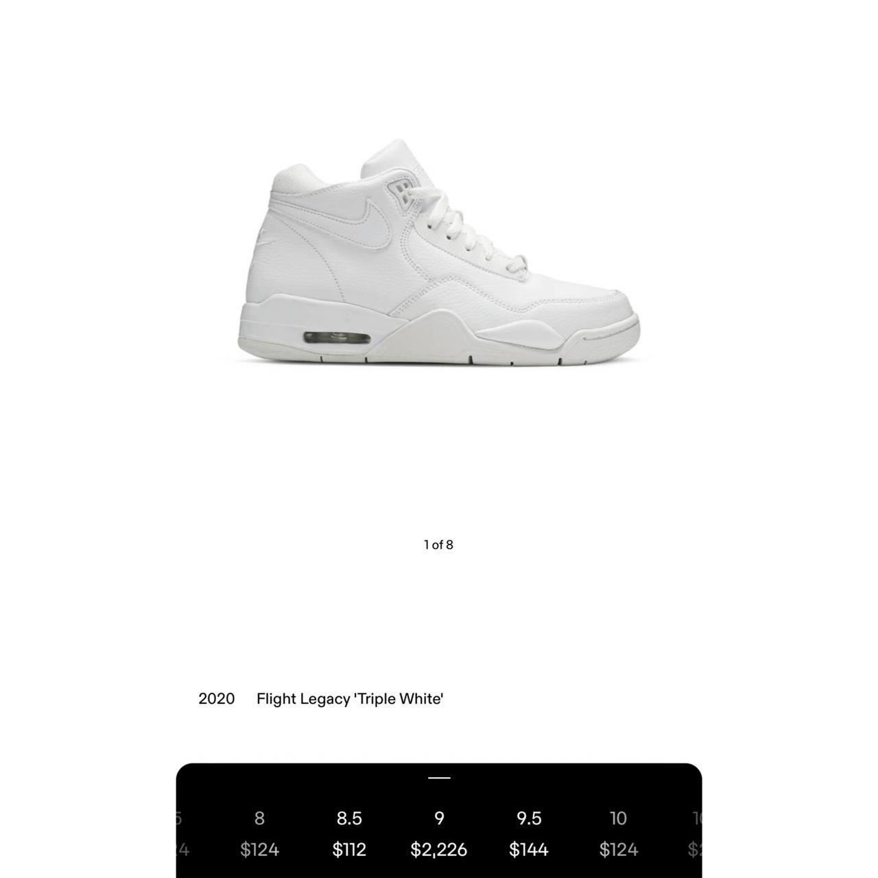 NIKE FLIGHT LEGACY ホワイト 9 Amazon.com | Nike Men's Flight Legacy White (BQ4212 101