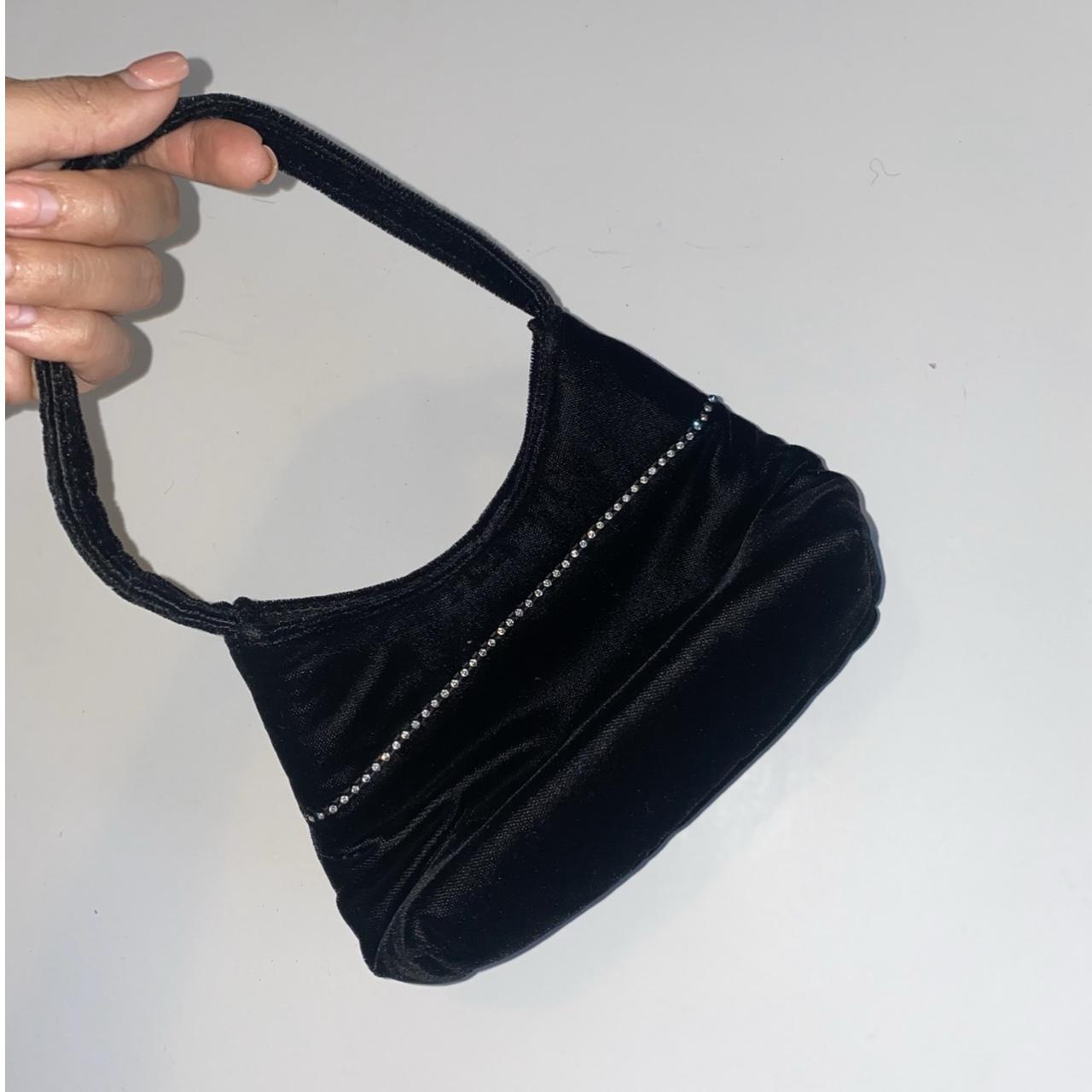 Women's Black and Silver Bag | Depop