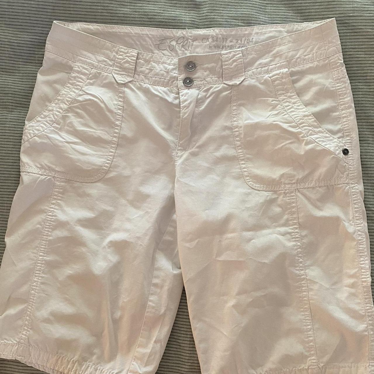 2000’s esprit baggy cargo shorts, size 10 (would fit... - Depop