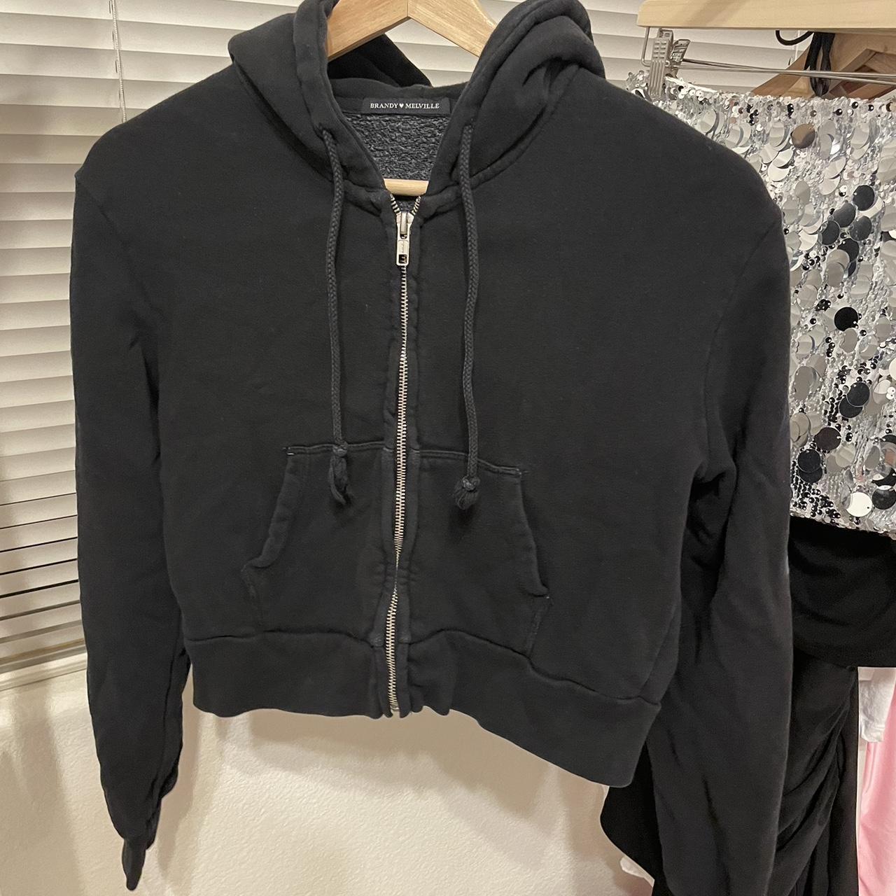 Brandy Melville Women's Black Jacket | Depop