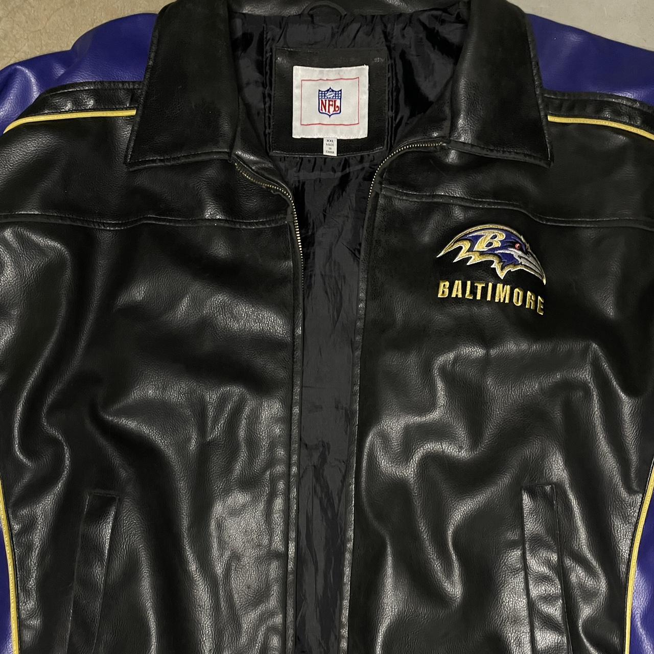 Vintage NFL Baltimore Ravens Varsity Jacket Size XL - Depop