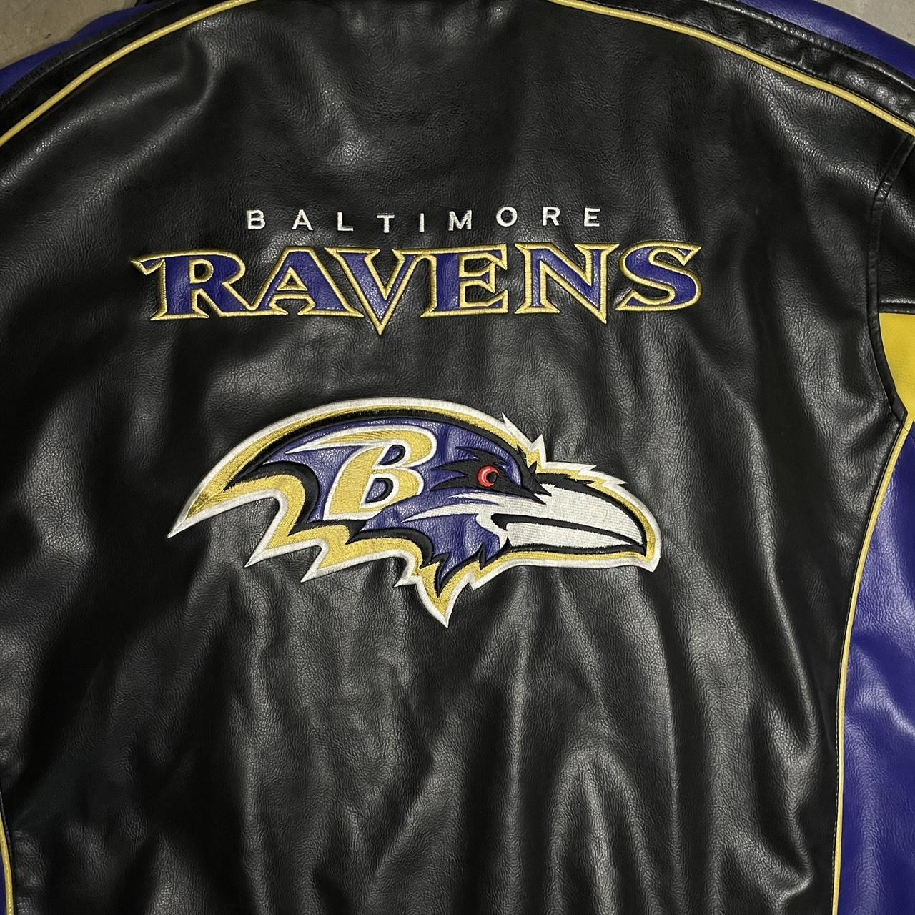 Vintage NFL Baltimore Ravens Varsity Jacket Size XL - Depop