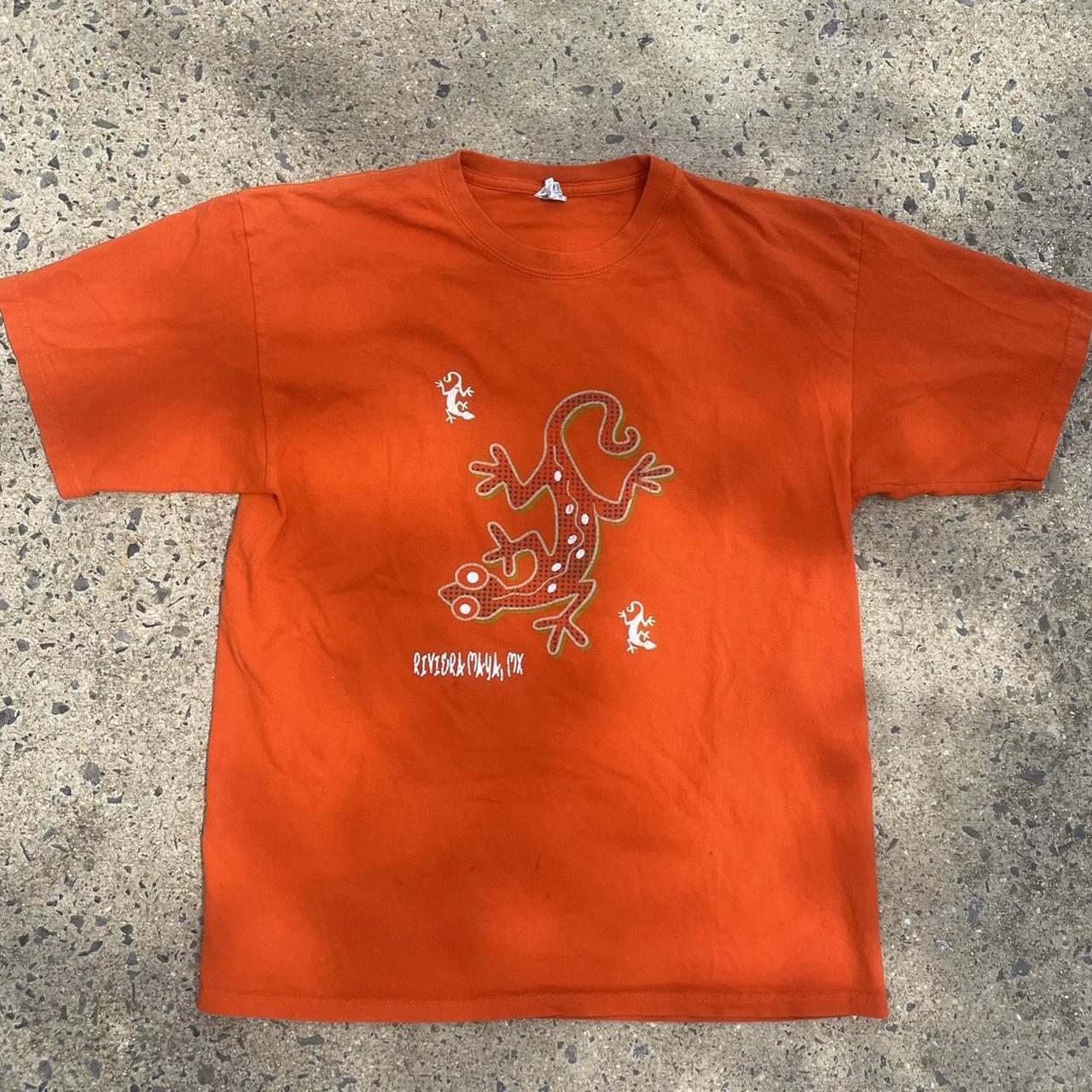 Men's Orange T-shirt | Depop