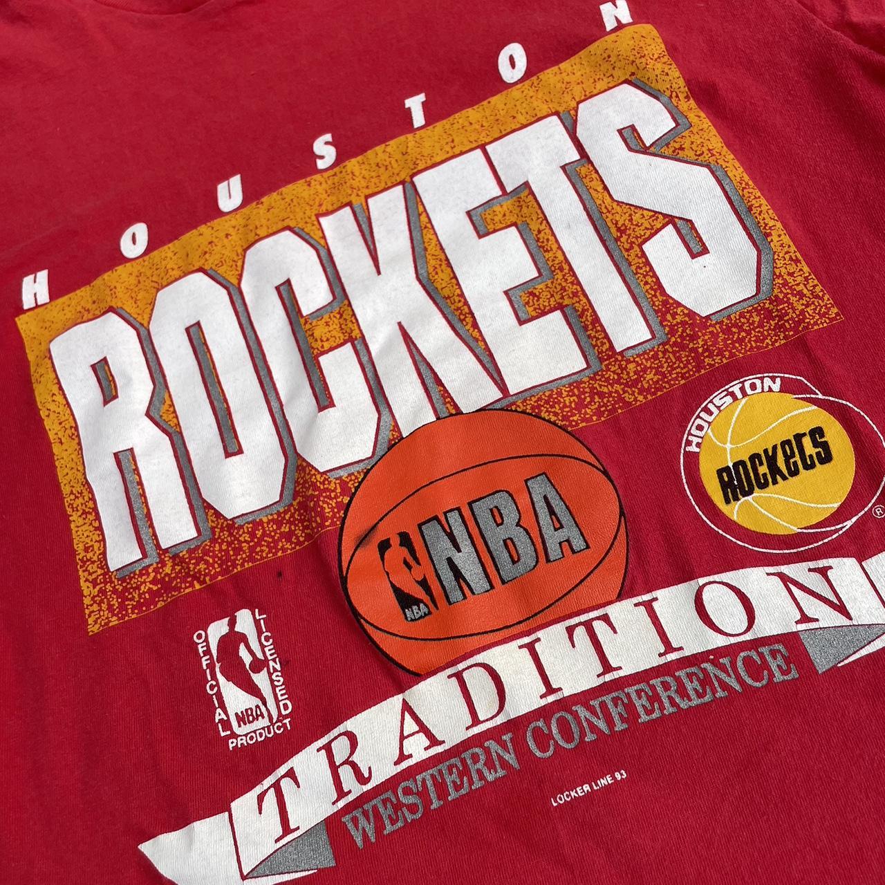 Vintage Houston Rockets All Over Print AOP shirt - Depop