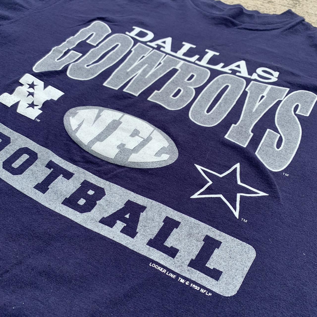 Vintage Dallas Cowboys T Shirt Tee Delta Large Made USA 90s 