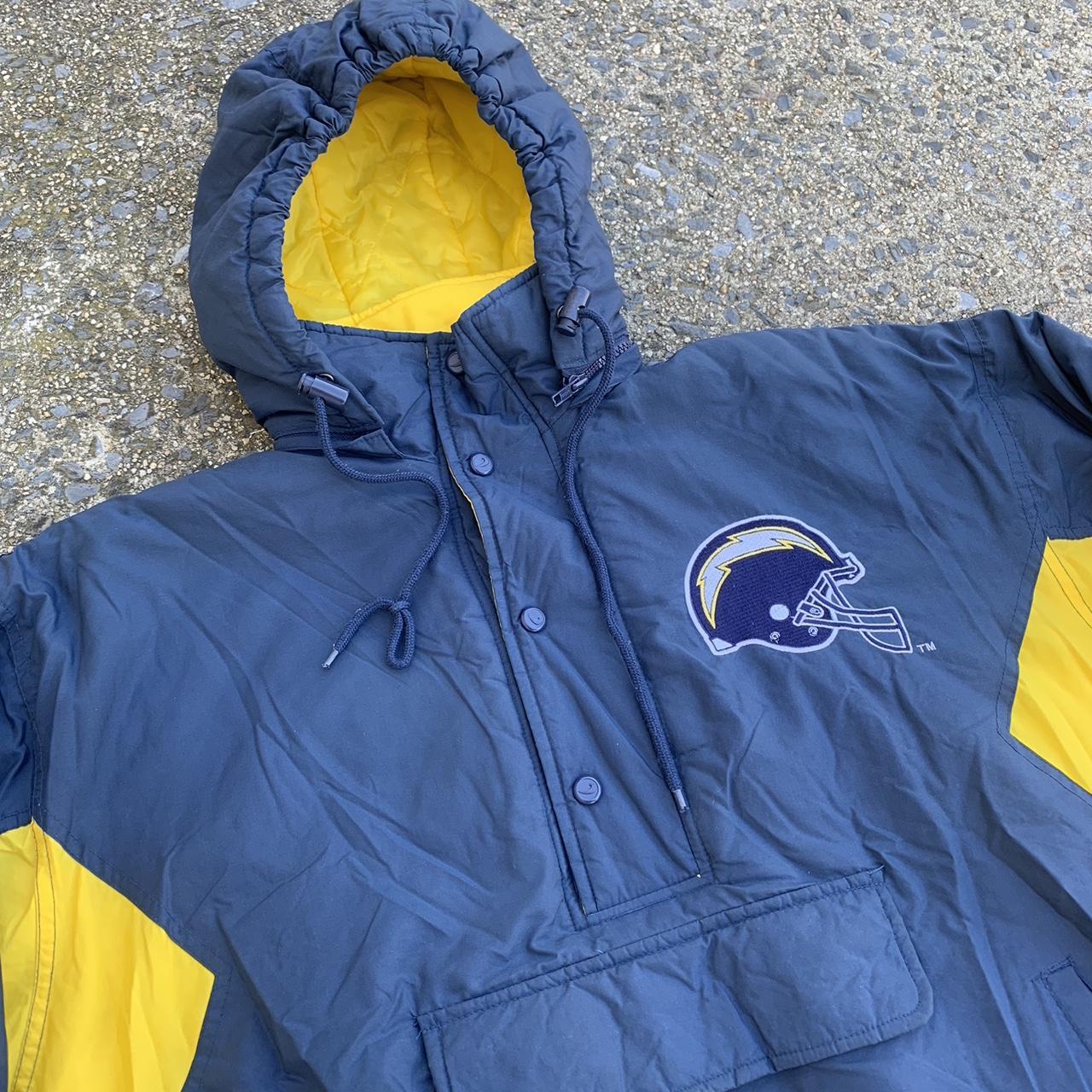 \ud83d\udd25\ud83d\udea8Vintage Starter Windbreaker Pullover Jacket San Diego Chargers ...