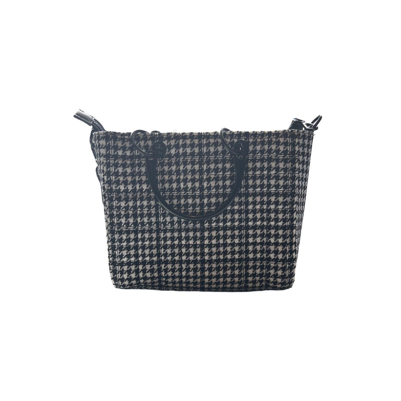 Brand new River Island Black houndstooth boxy