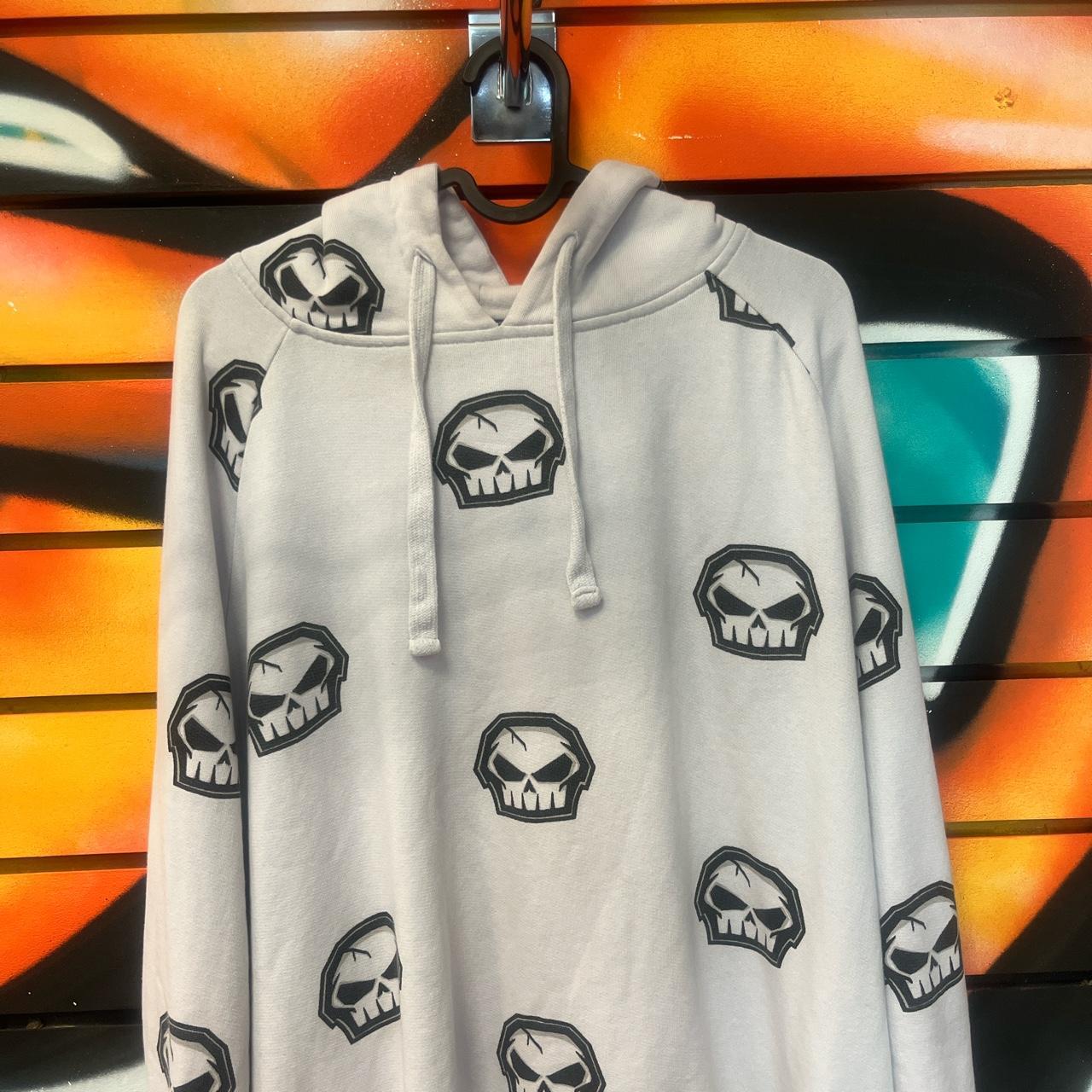 No fear skull hoodie best sale