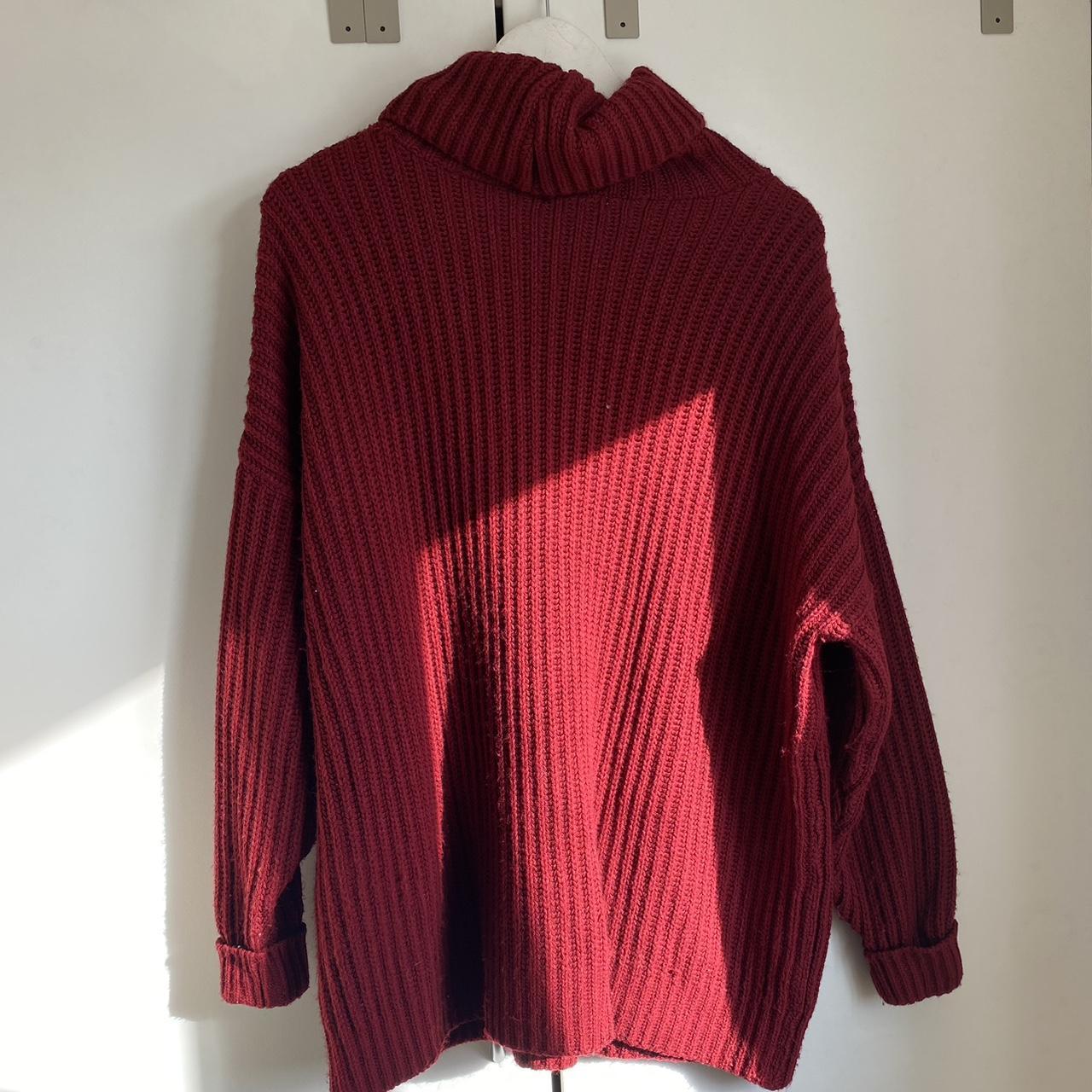 ASOS Women's Burgundy Jumper | Depop