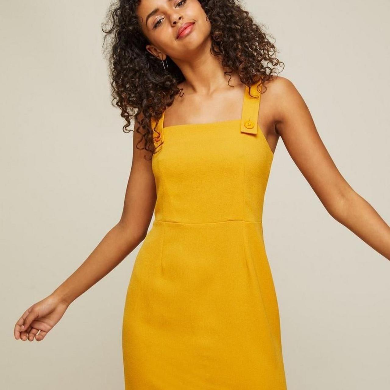 Miss selfridge 2024 yellow dress