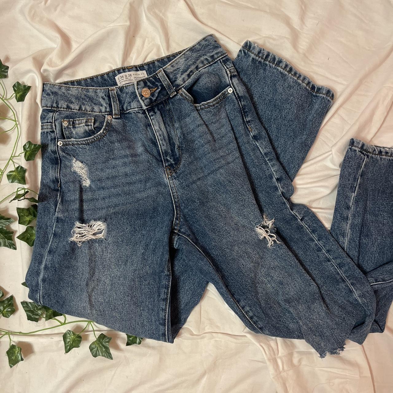 Primark Women's Ripped Jeans Blue/Navy – PRIMARK dark wash