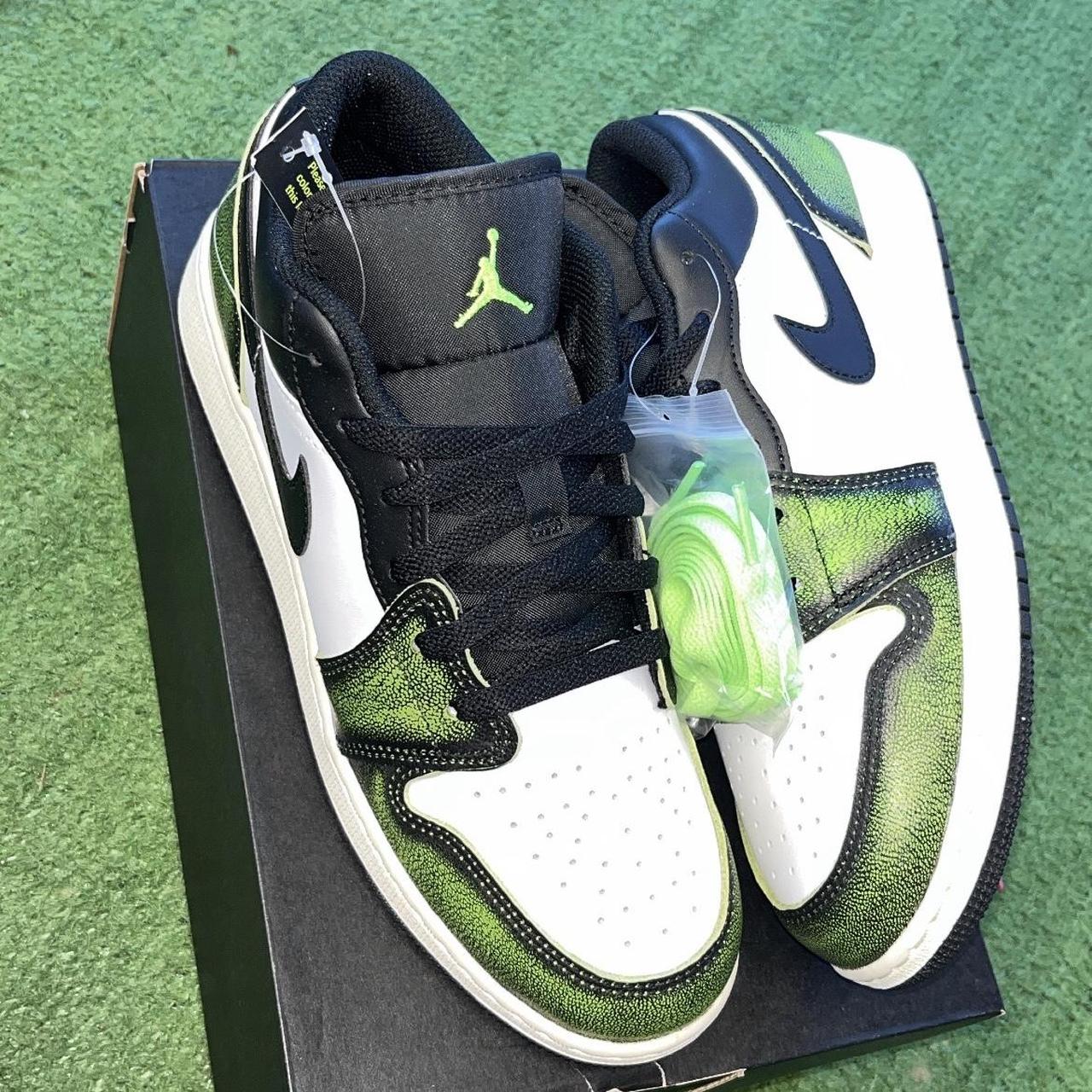 Jordan Low Wear Away Electric Green UK Depop