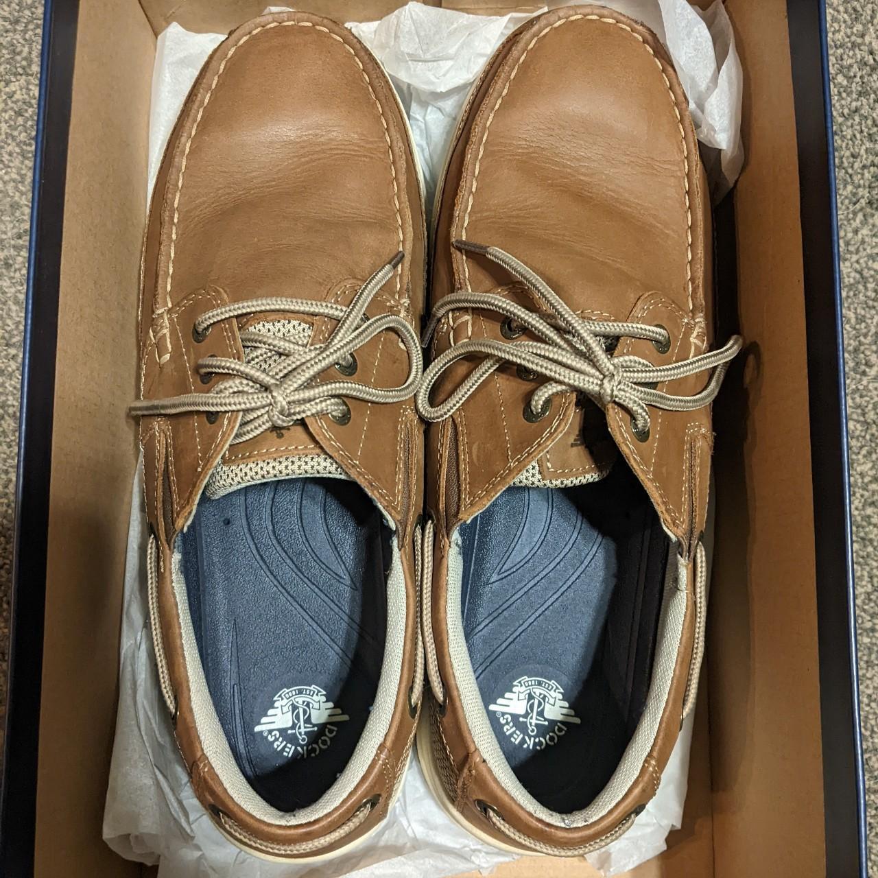 Dockers Women's Tan Boatshoes Depop