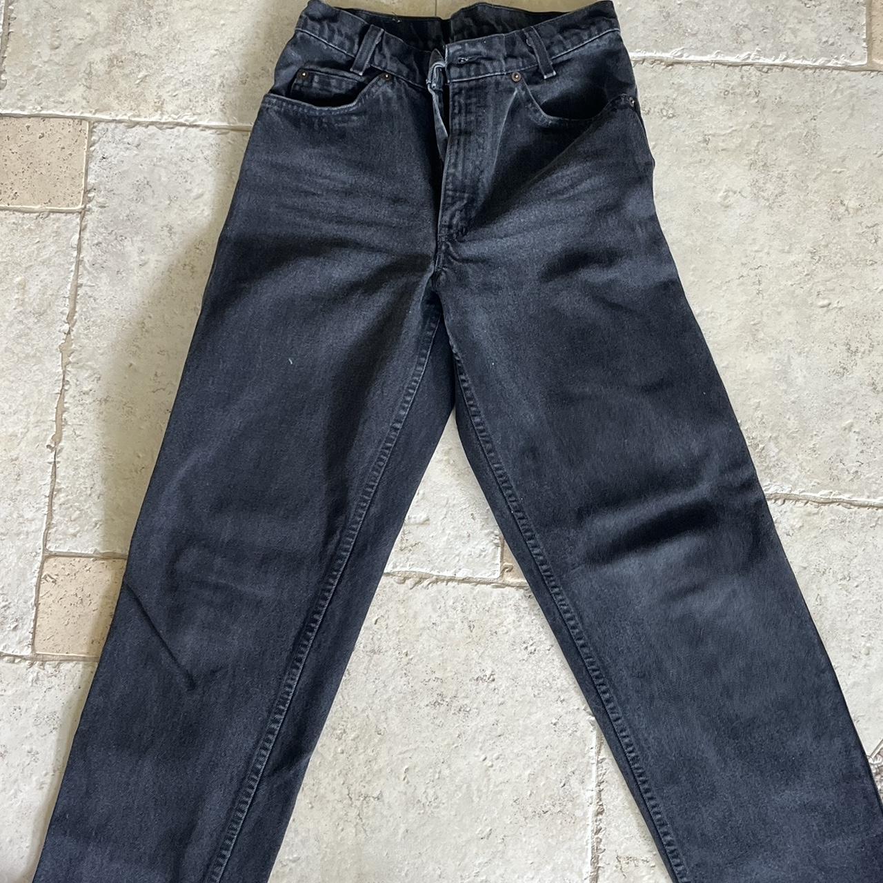 Vintage black Levis. They are the perfect pair of... - Depop