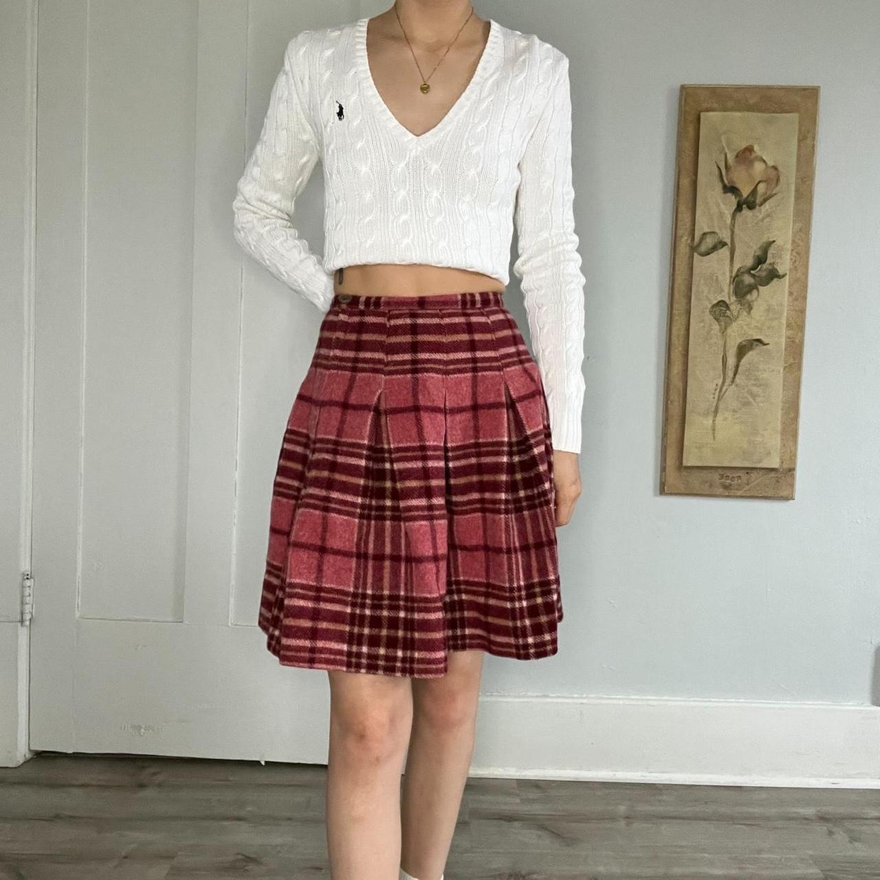 Factorie Skirts Red Pleated Skirt Factorie 2025