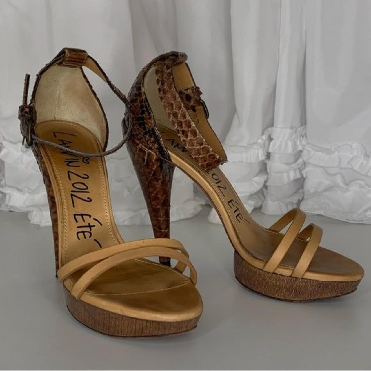 Lanvin Women's Tan and Brown Sandals