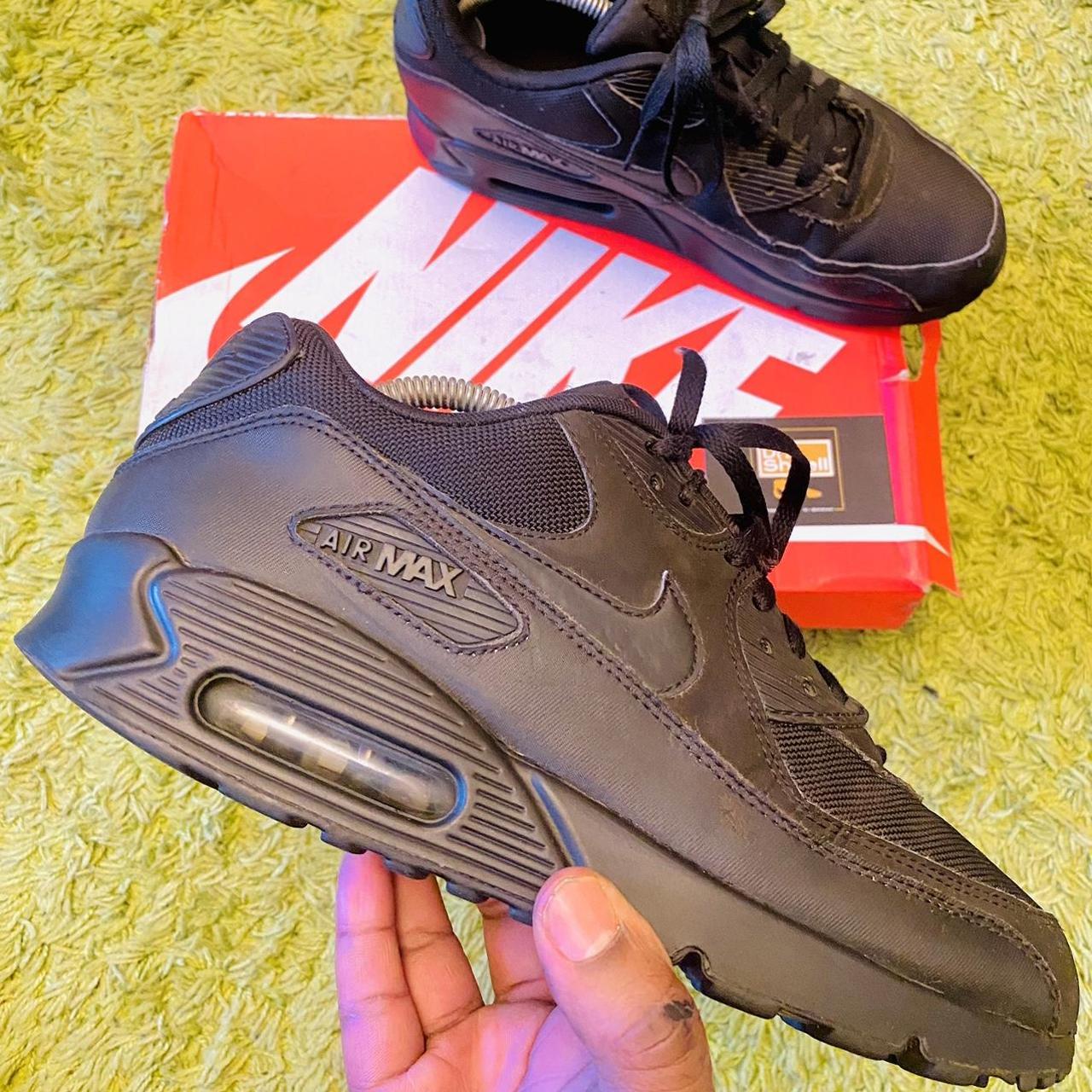 nike air max 90s triple black