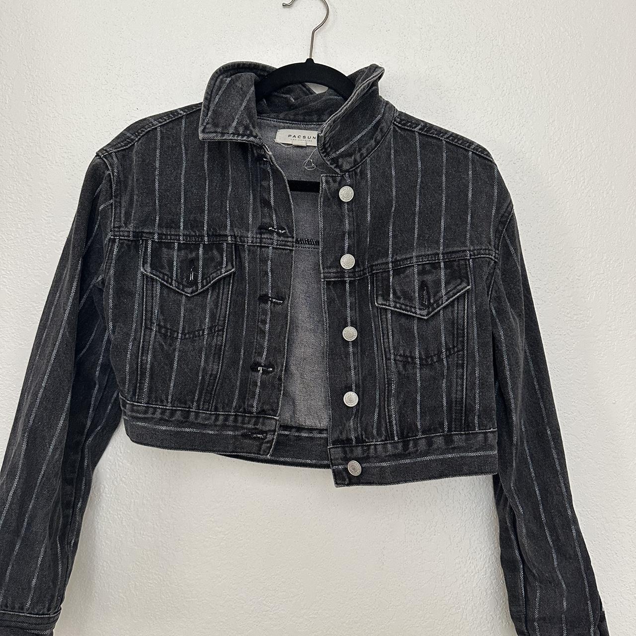 Cropped Jacket Black Jean Jacket Pacsun Pacsun Cropped Denim Jacket