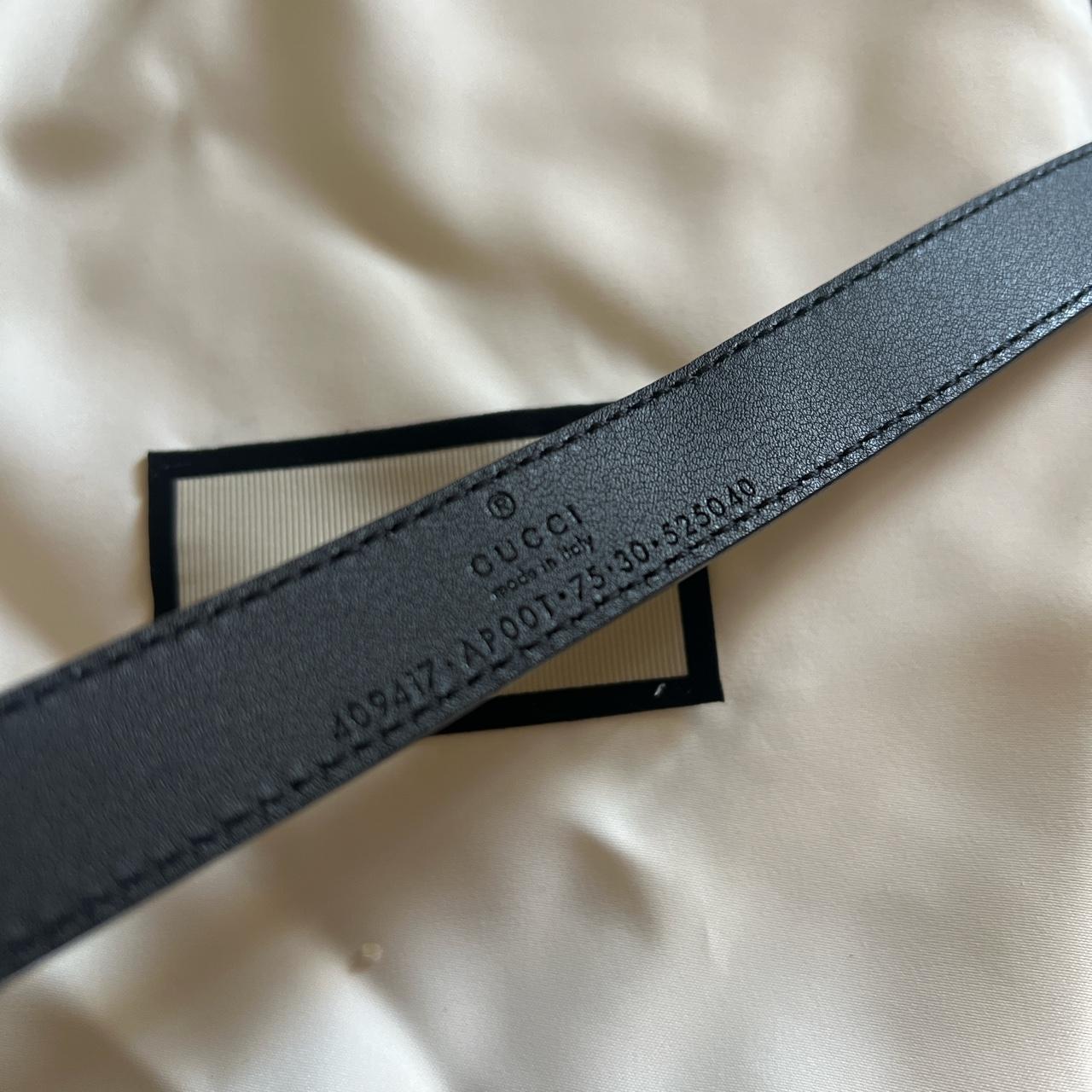 Genuine Thin leather Gucci belt Worn half a dozen. Depop