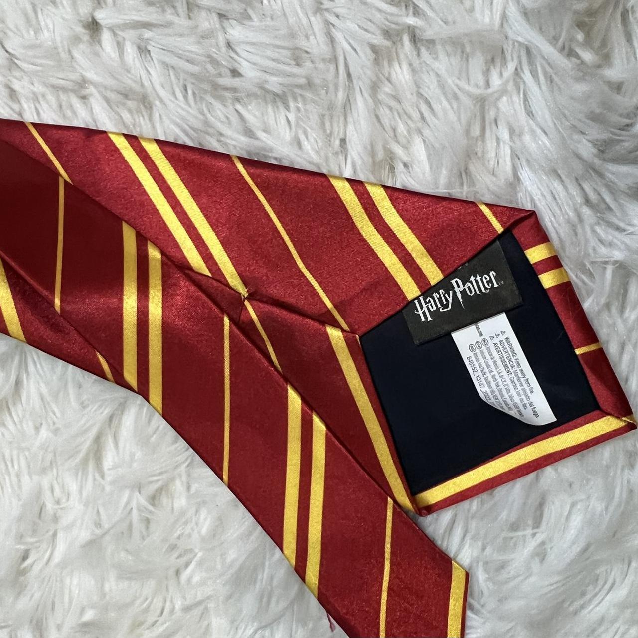 Harry Potter Gryffindor silk neck tie EUC Send an... - Depop