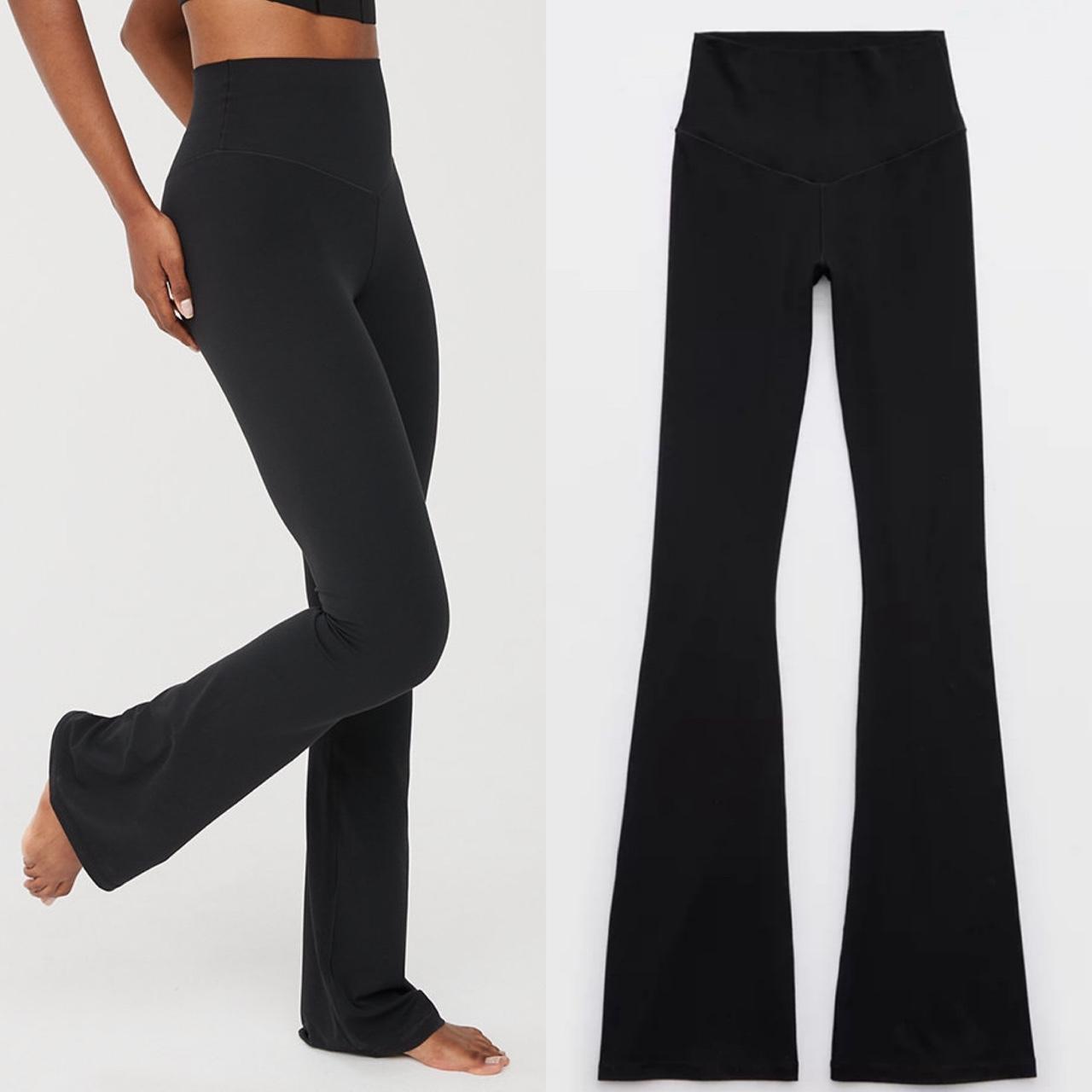 aerie-offline-real-me-xtra-bootcut-leggings-euc-size-depop