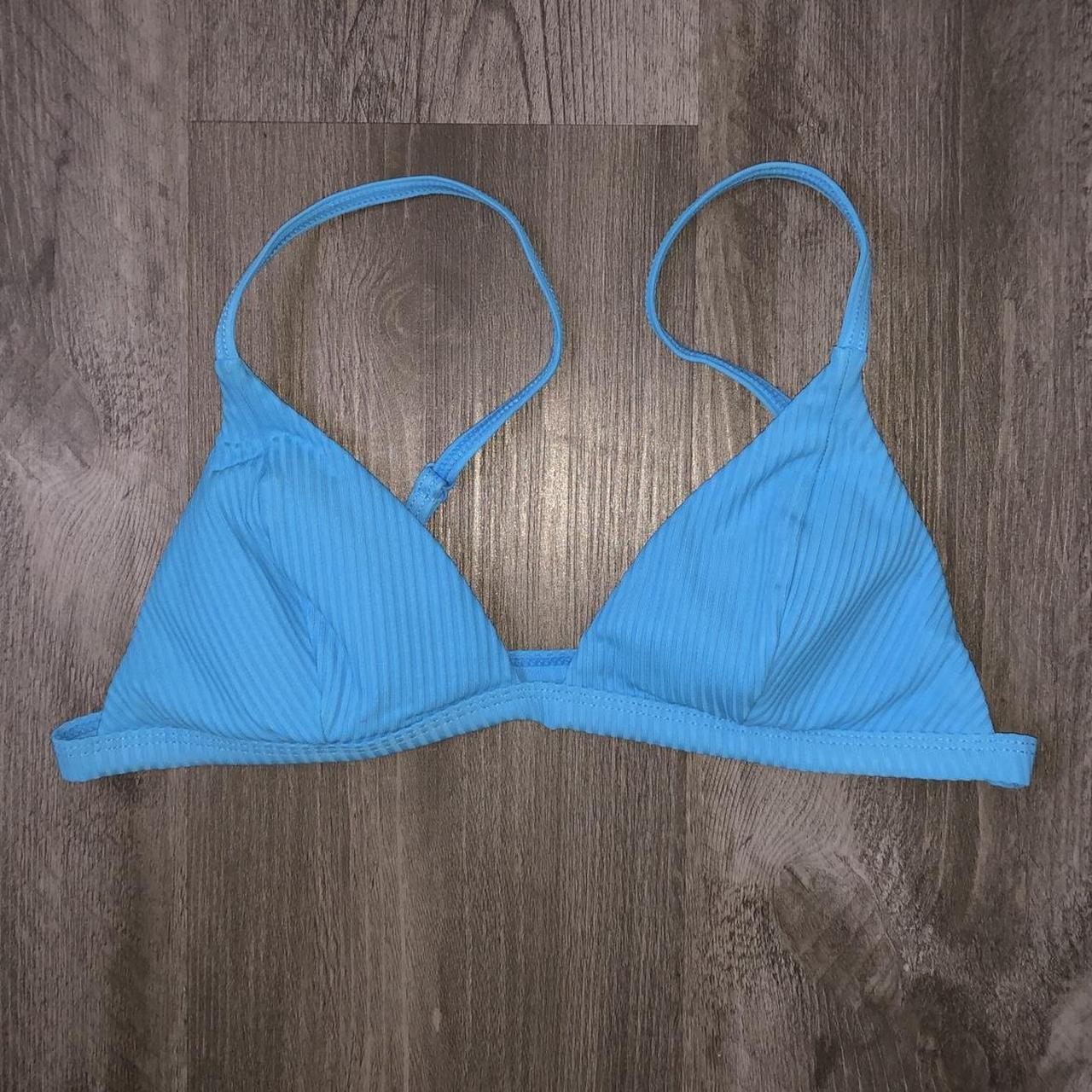 PacSun Women's Blue Bikini-and-tankini-tops | Depop