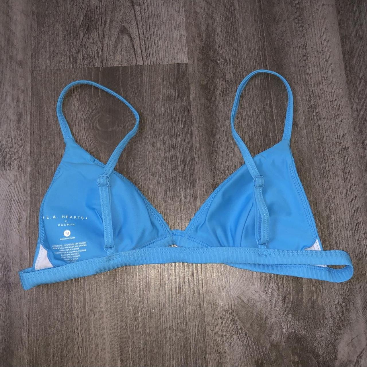 PacSun Women's Blue Bikini-and-tankini-tops | Depop