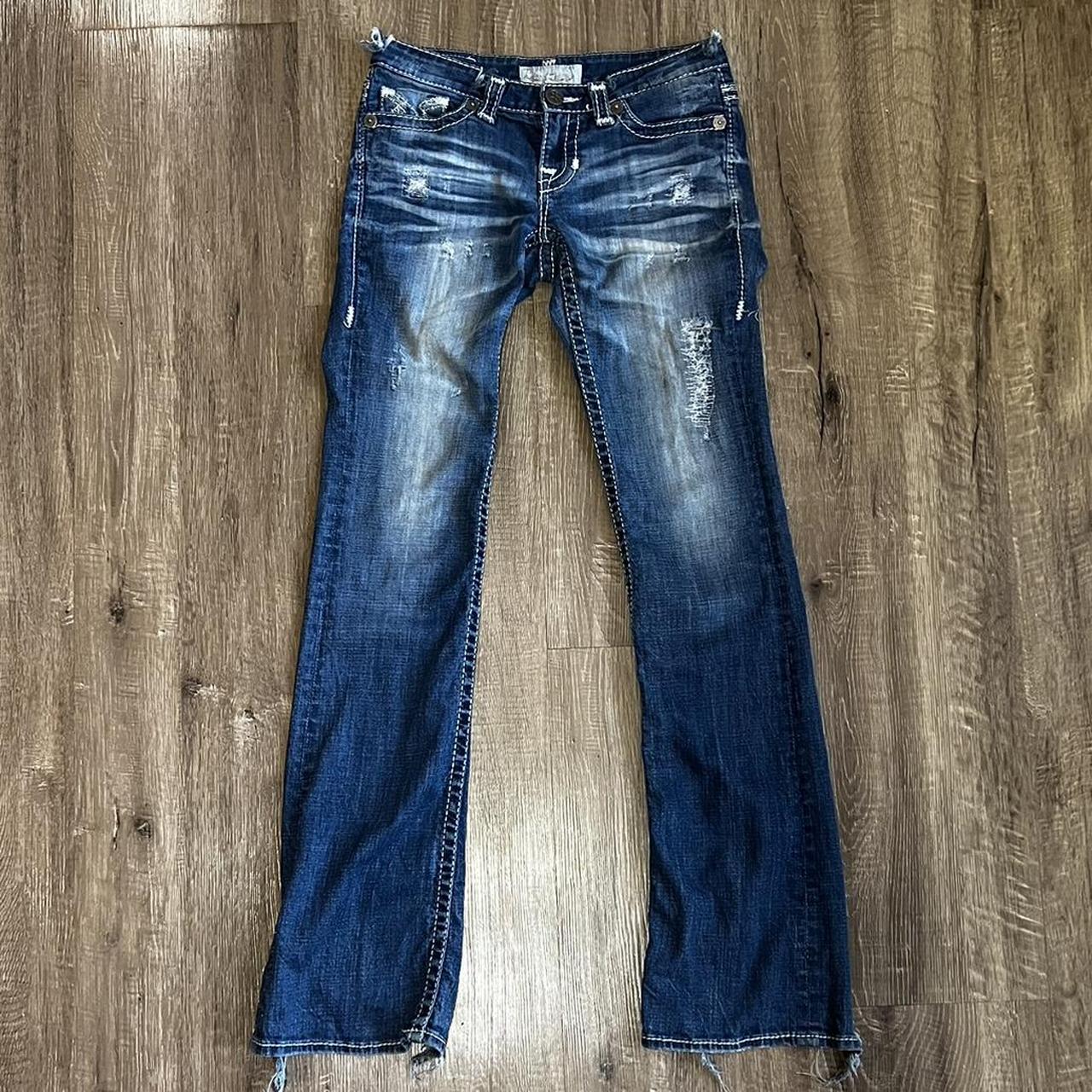 beautiful big star bootcut jeans - back pockets are... - Depop